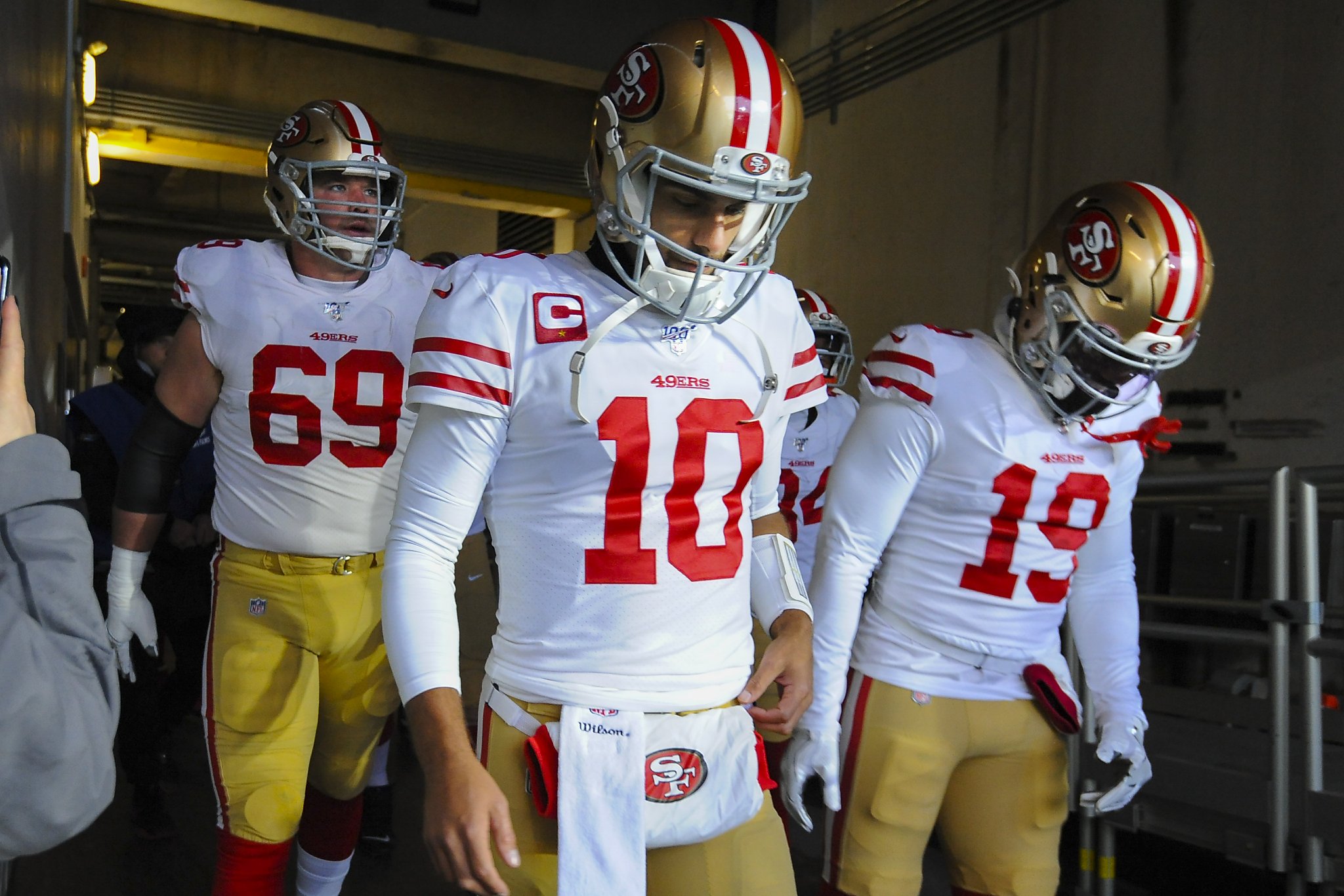 Jimmy Garoppolo on his future as well as his favorite target Deebo Samuel 