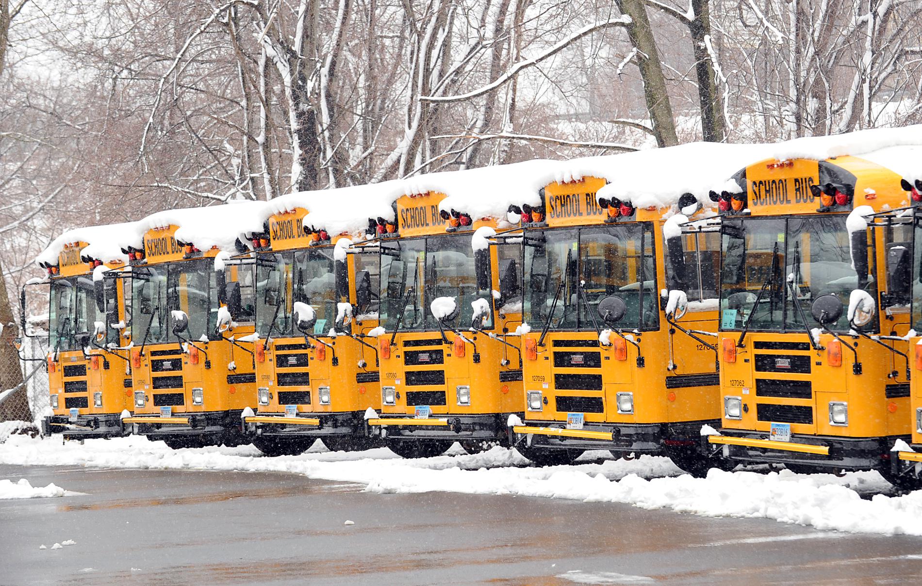 Wintry Weather Causing School Closings Delays