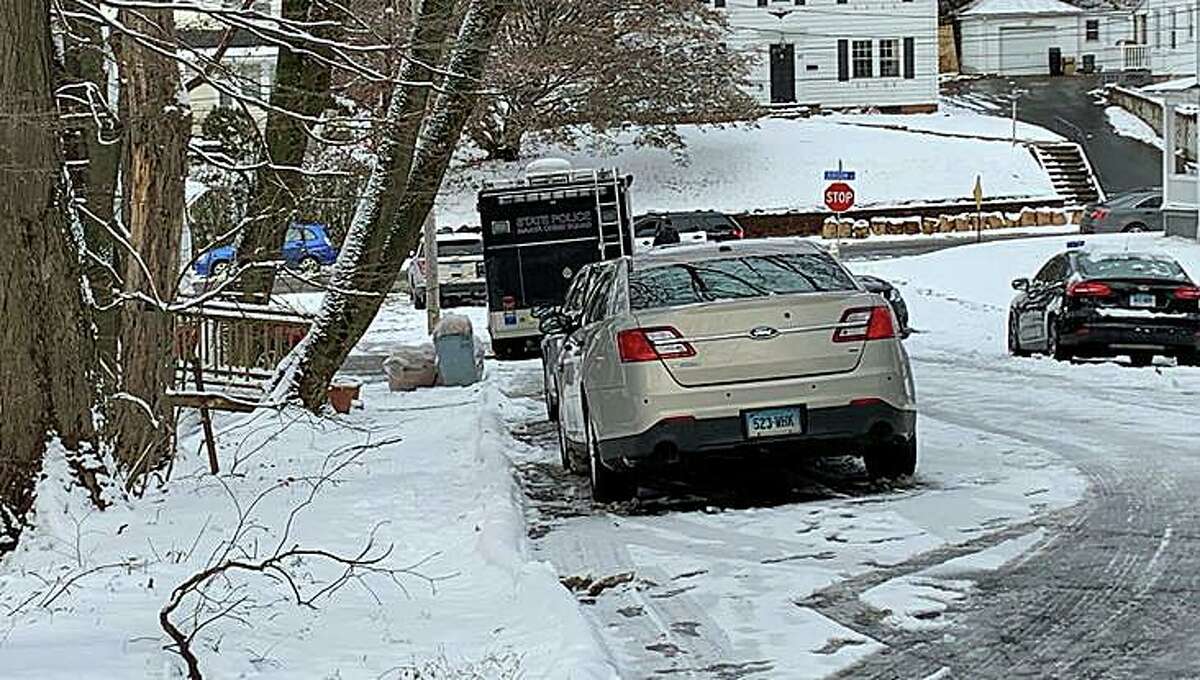 Ansonia police and State Police have blocked a section of Myrtle Avenue between West Street and Judson Place in Ansonia as a homicide investigation continues on Tuesday, Dec. 3, 2019.