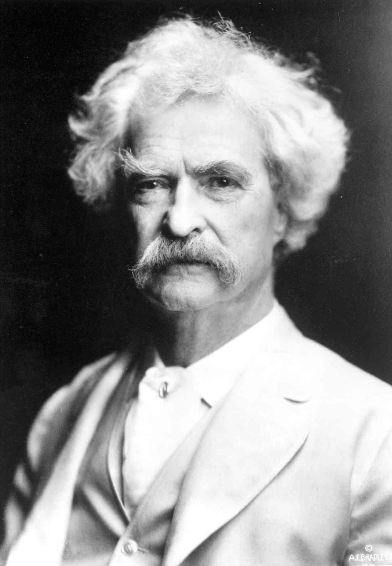 Mark Twain and the presidents presentation at Greenwich Library