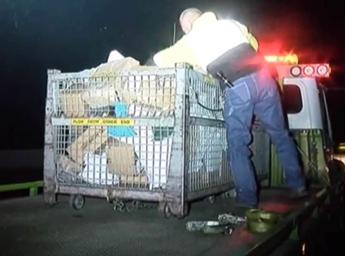 USPS mail found scattered on US 59