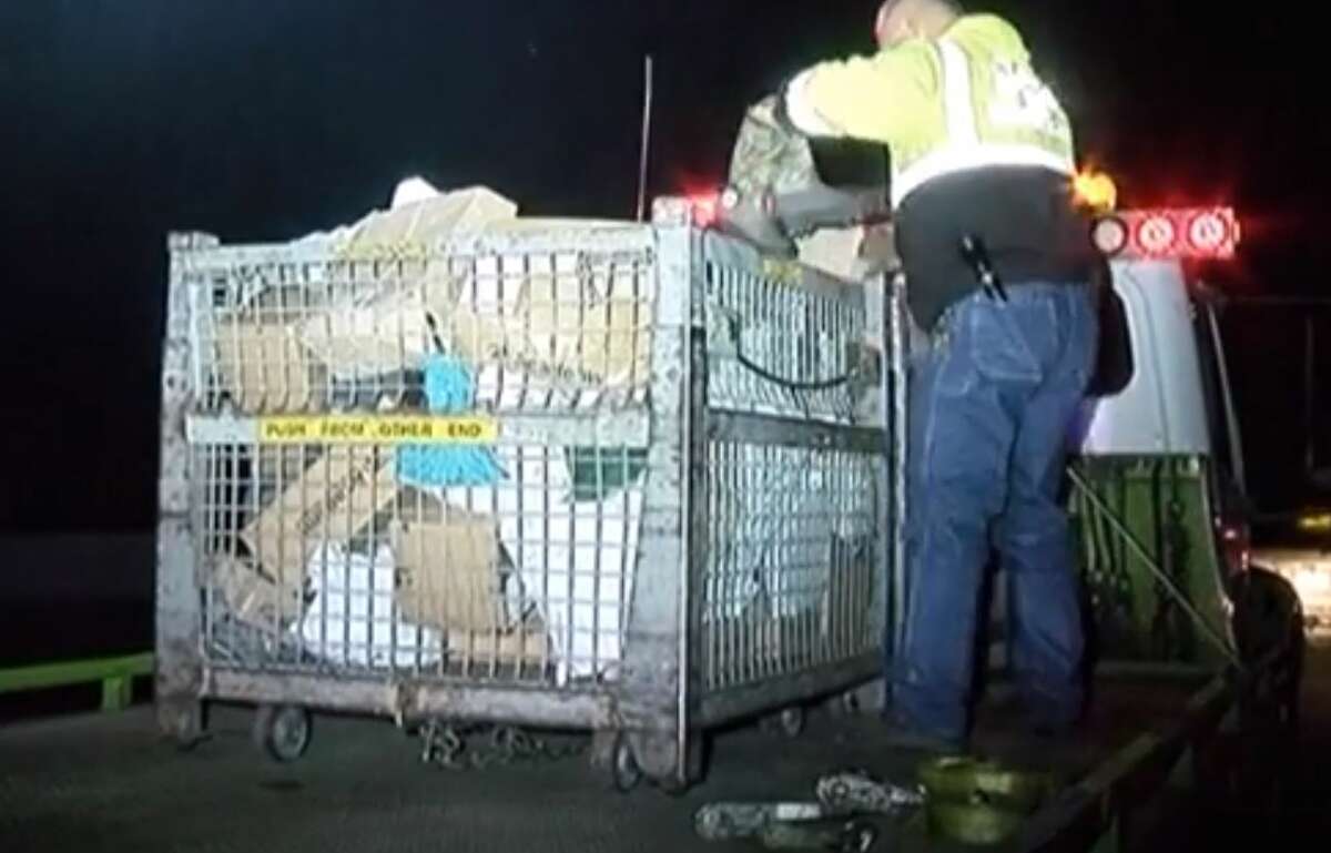 USPS mail found scattered on US 59