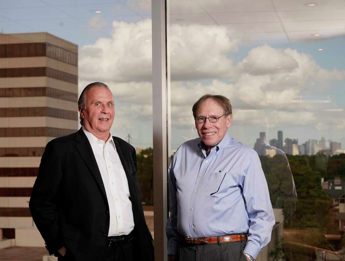 Dan Moody Jr., co-founder and principal, left, and Howard Rambin III, co-founder and principal, right, are shown at Moody Rambin, 1455 West Loop South, Thursday, Oct. 10, 2019, in Houston.