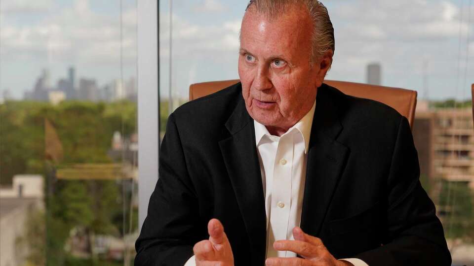 Dan Moody Jr., co-founder and principal, speaks at Moody Rambin, 1455 West Loop South, Thursday, Oct. 10, 2019, in Houston.