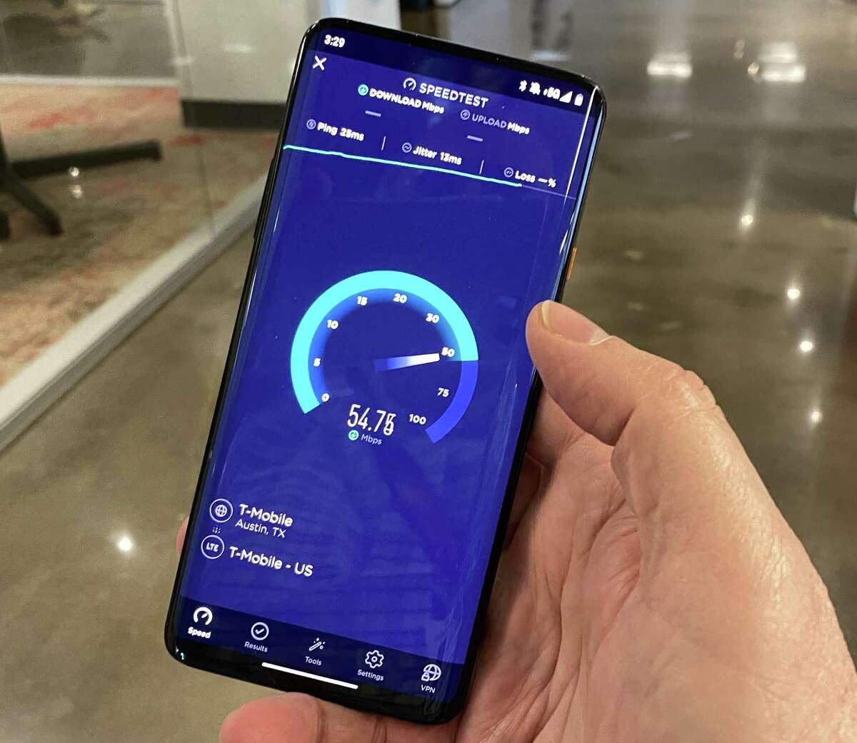 T-Mobile says its 5G speeds are about 20 percent faster than those of 4G LTE. But the carrier is in the process of integrating Sprint’s faster 5G network, and future phones will have zippier speeds.