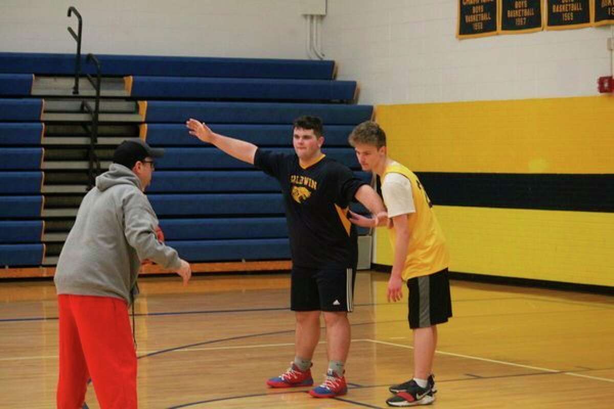 Ian Lemieux works on his defense in a Monday practice. (Star photo/John Raffel)