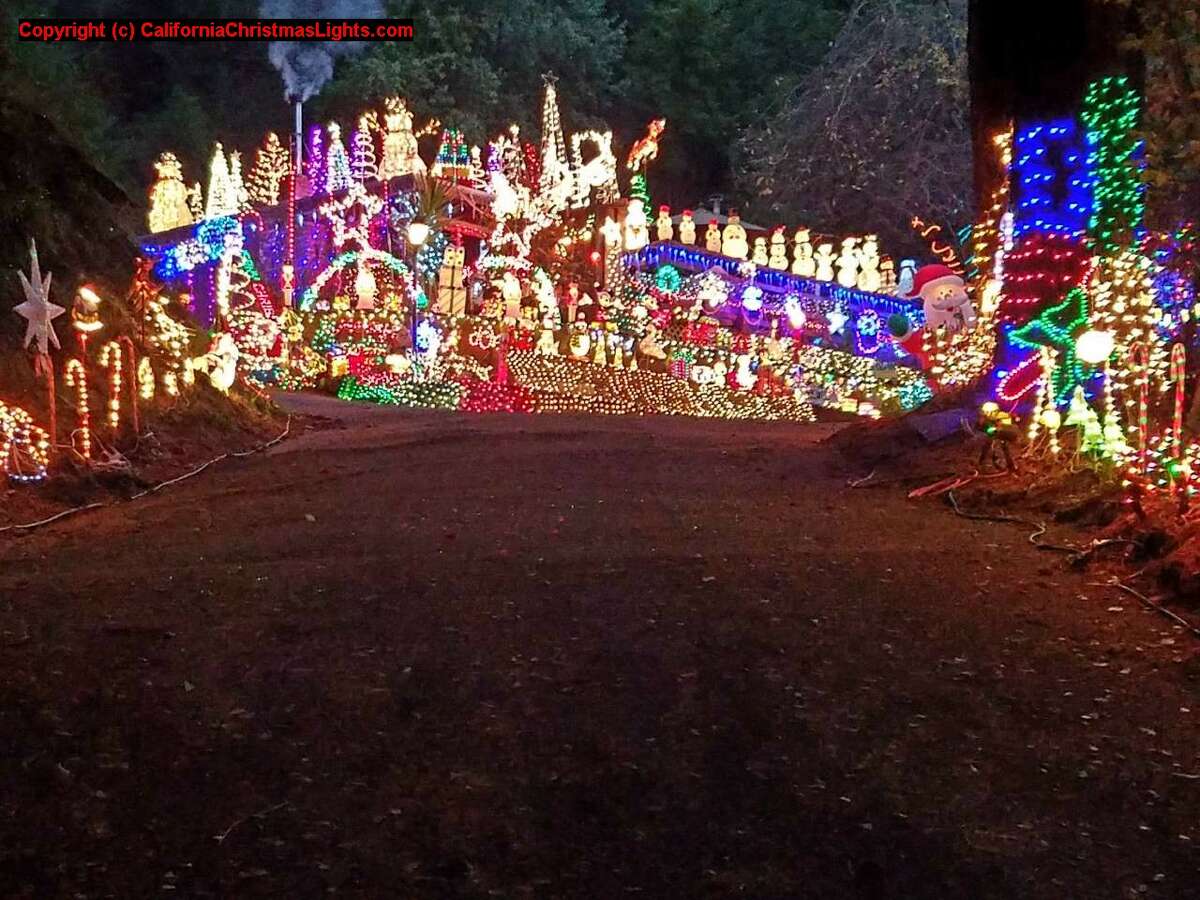 2580 Bean Creek Road, Scotts Valley, Santa Cruz County, 95066 Some joke that with these many lights, the display can be seen from Silicon Valley. The display has 48 channels of lights synchronized to Christmas songs. The display will be up until Jan. 2, and can be seen from 5 to 10:30 p.m. daily.