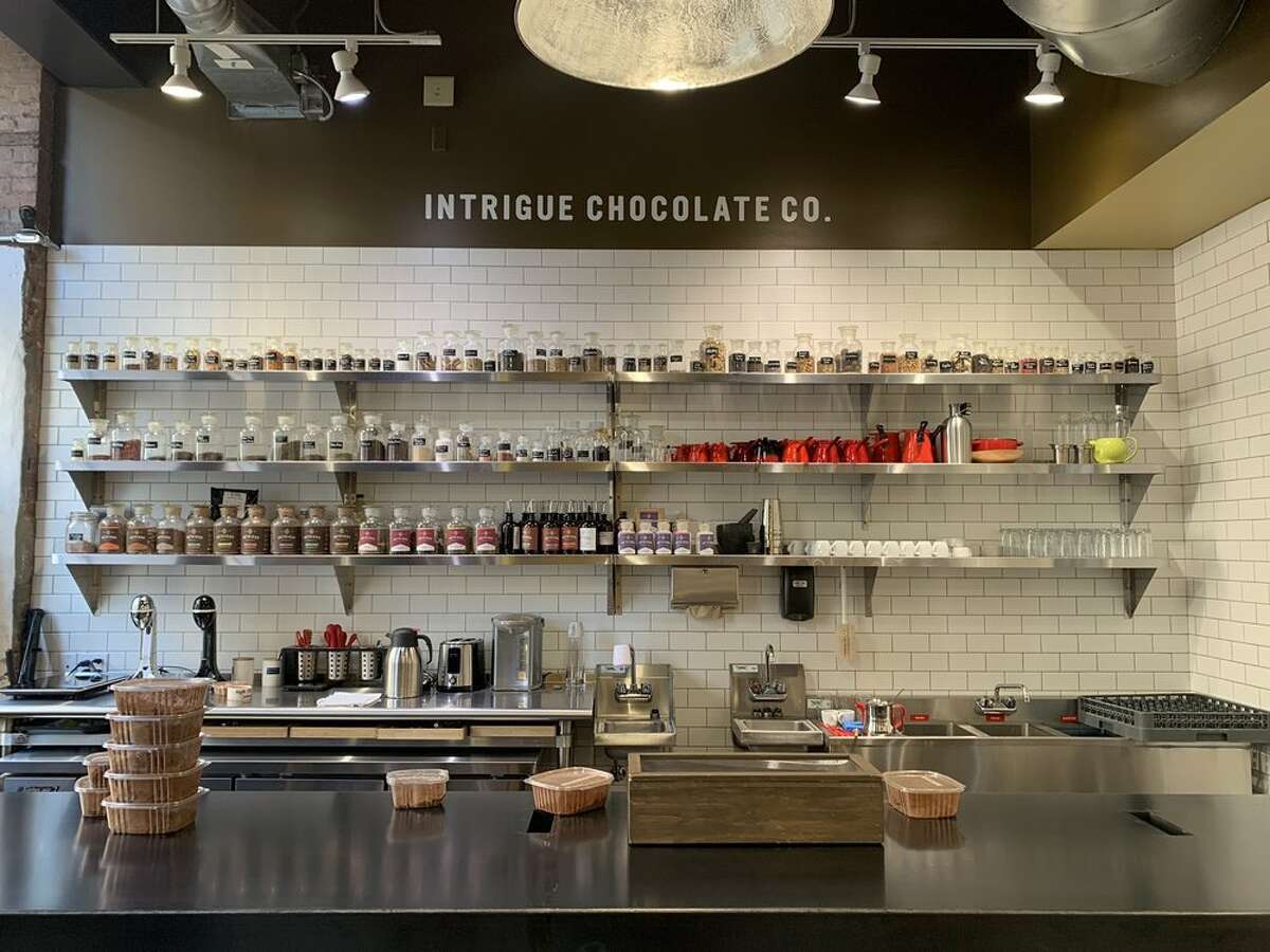 Intrigue Chocolate--Pioneer Square, Capitol Hill With this chocolate hot spot, the name says it all. Alongside intriguing, whimsical, and ever-rotating flavors like those of juniper berry, black lime, and pear brandy with honey, chocolatier Aaron Barthel celebrates discovery and creativity within the cocoa-infused world of chocolate. A former farmer, botanist, brewer, and baker, his life and chocolate defines an exploration of fine and simple things. With a Pioneer Square tasting bar and a Capitol Hill coffeehouse, indulge in myriad confections infused with ingredients like jasmine green tea and tarragon lemonade.