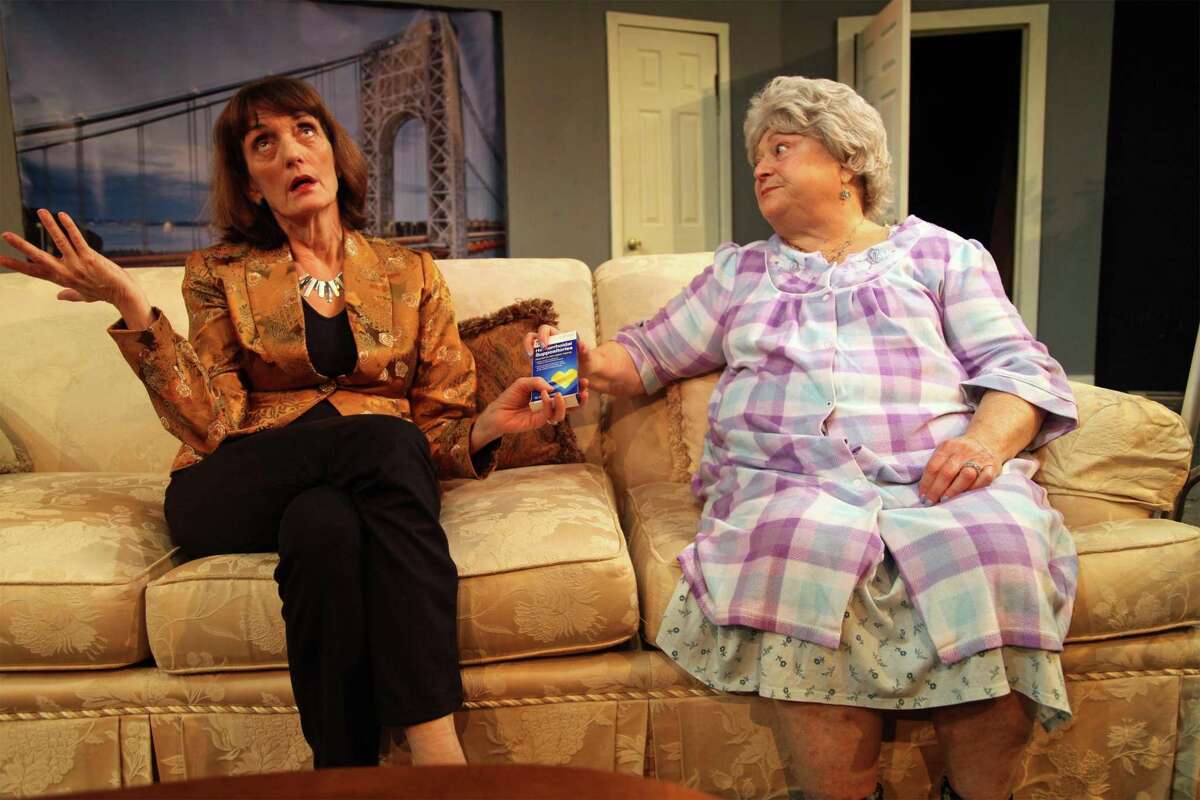 Westport Community Theatre is producing "The Tale of the Allergist’s Wife," a comedy by Charles Busch, with Deborah Burke, Andrea Garmun, Randye Kaye, Cody Knox and Jeff Pliskin cast in the production. Performances take place from now through Dec. 15, on Fridays and Saturdays at 8 p.m. and at 2 p.m. on Sundays. Tickets are $25 ($23 for seniors) and can be purchased at westportcommunitytheatre.com or by calling 203-226-1983. Pictured are actors Randye Kaye and Andrea Garmun.
