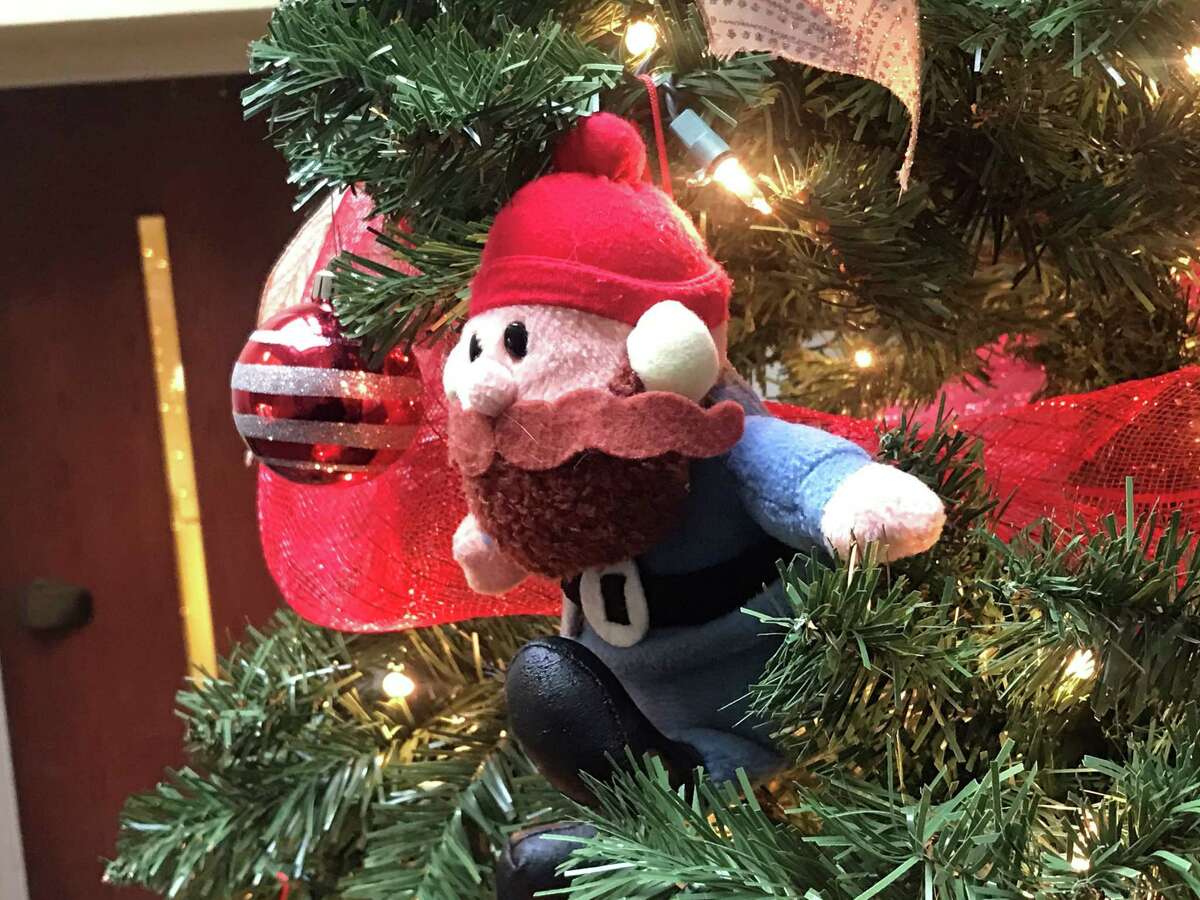 One of the many decorations on the christmas tree in Westport town hall. Taken Dec. 3, 2019 in Westport, Conn.