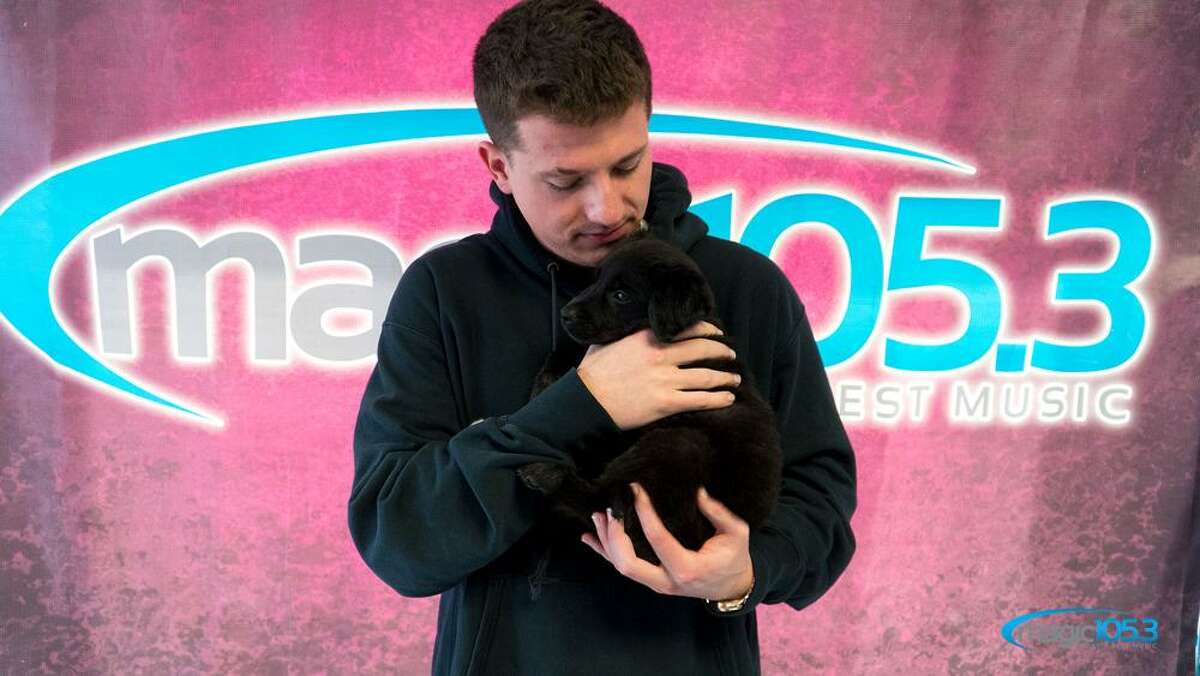 Charlie Puth left San Antonio with Charlie the Pup on Thursday. The singer stopped in San Antonio on Thursday for an intimate set at the Tobin Center's Carlos Alvarez Studio Theater. Before the performance, he stopped by Magic 105.3's studio. Radio host Jenny Lee said the station invited their friends at the San Antonio Humane Society to join them and bring a puppy to the performance.