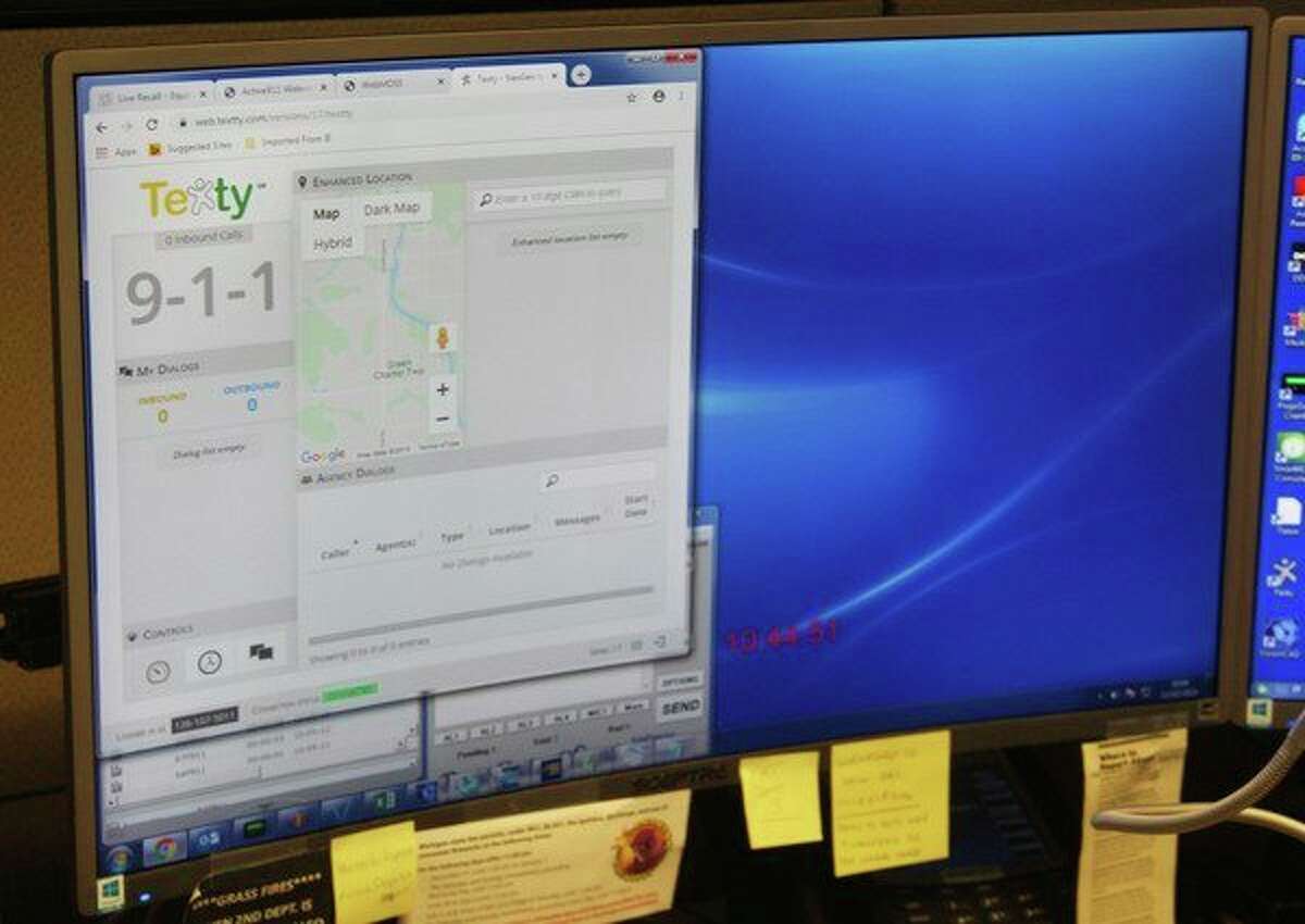 As of Monday, people in Mecosta and Osceola counties were able to text 911 for assistance. The new service was made possible by a partnership between Meceola Consolidated Central Dispatch and Peninsula Fiber Network, LLC, a Marquette-based company which works to provide transmission services throughout the state, including supplying counties with Next Generation 911 services. (Herald Review photo/Taylor Fussman)