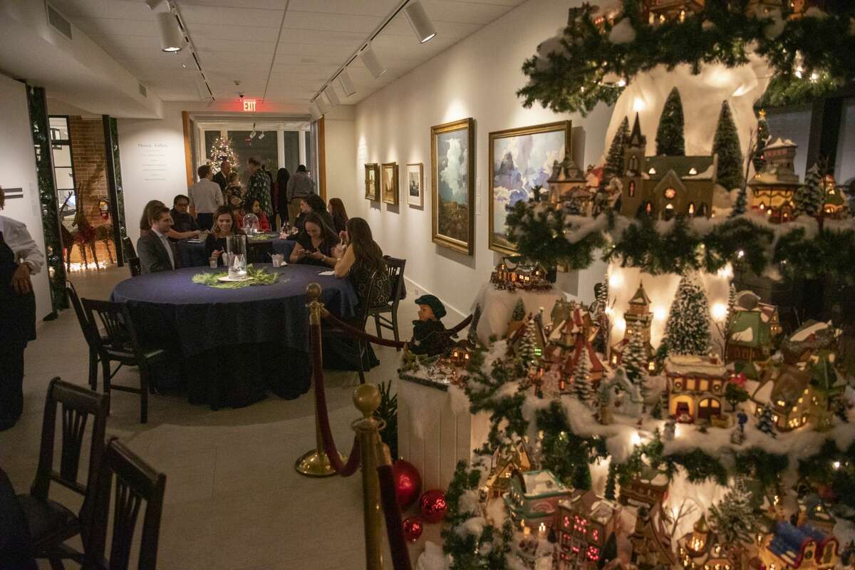 File art of the Christmas at the Mansion preview party in 2019 at Museum of the Southwest. Jacy Lewis/Reporter-Telegram