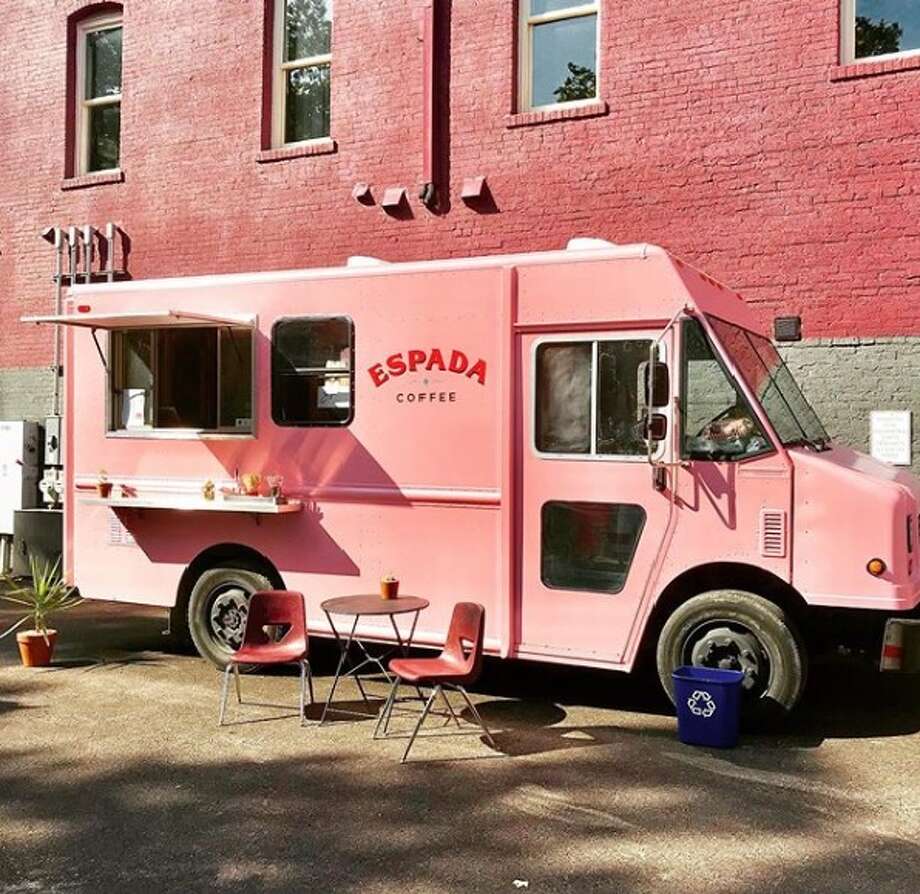 New Bright Pink Coffee Truck Now Open In Downtown San