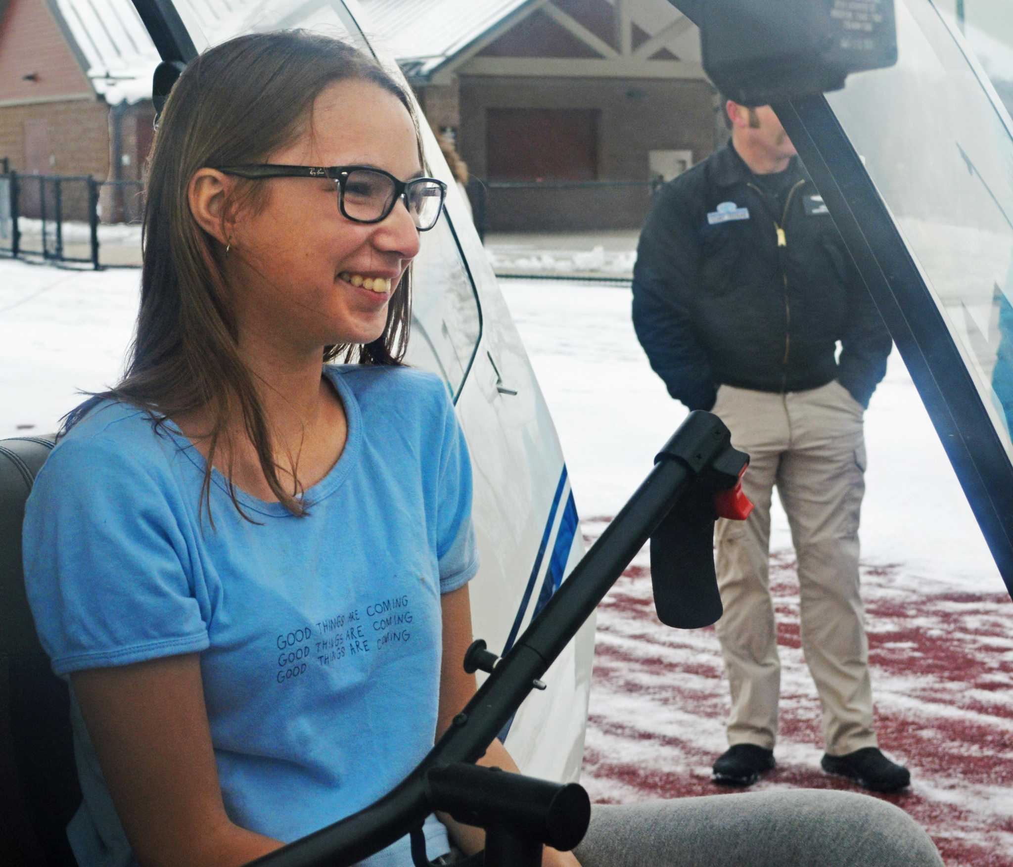 Middletown middleschoolers learn the skies are the limit for aerospace