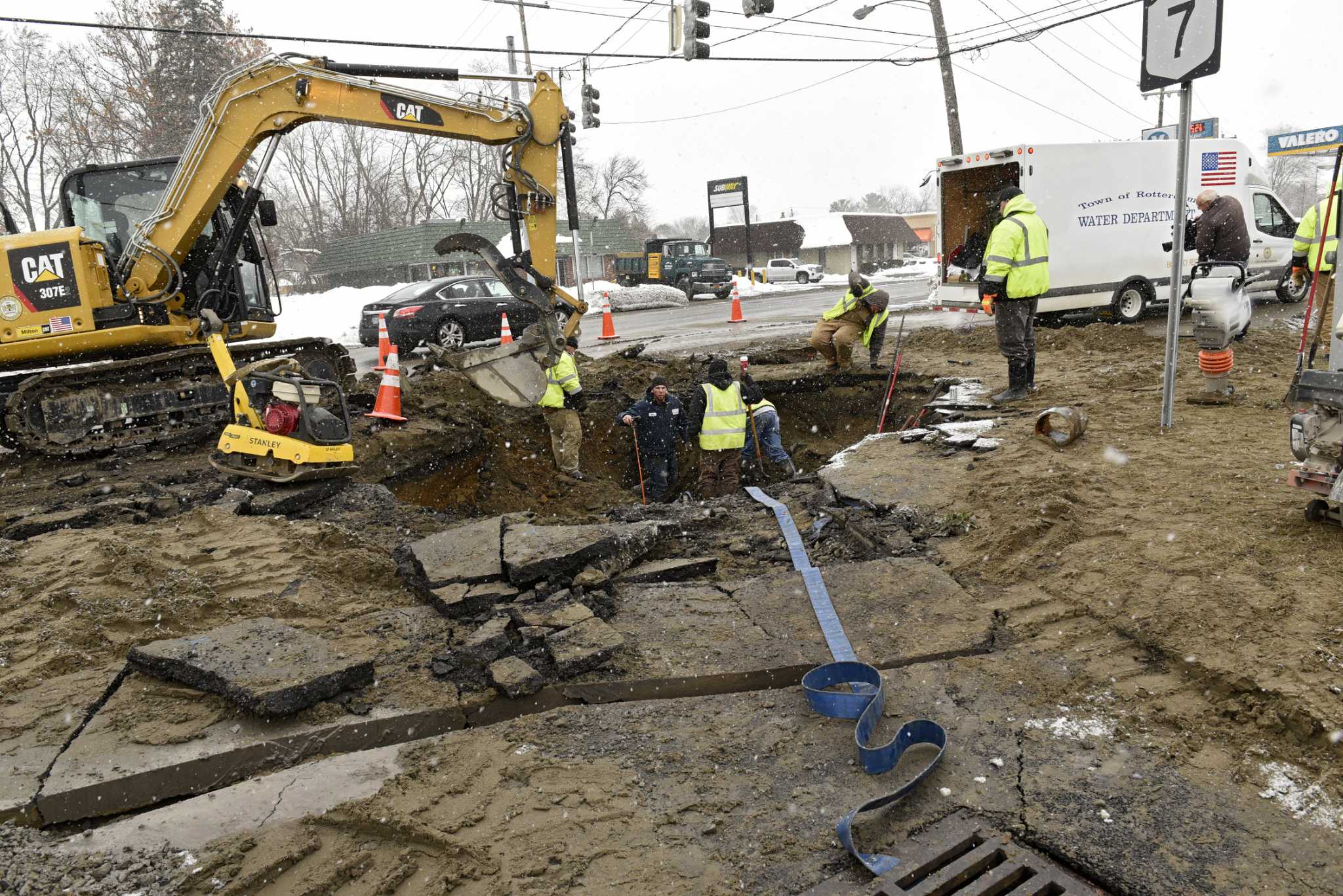 Photos Water main break