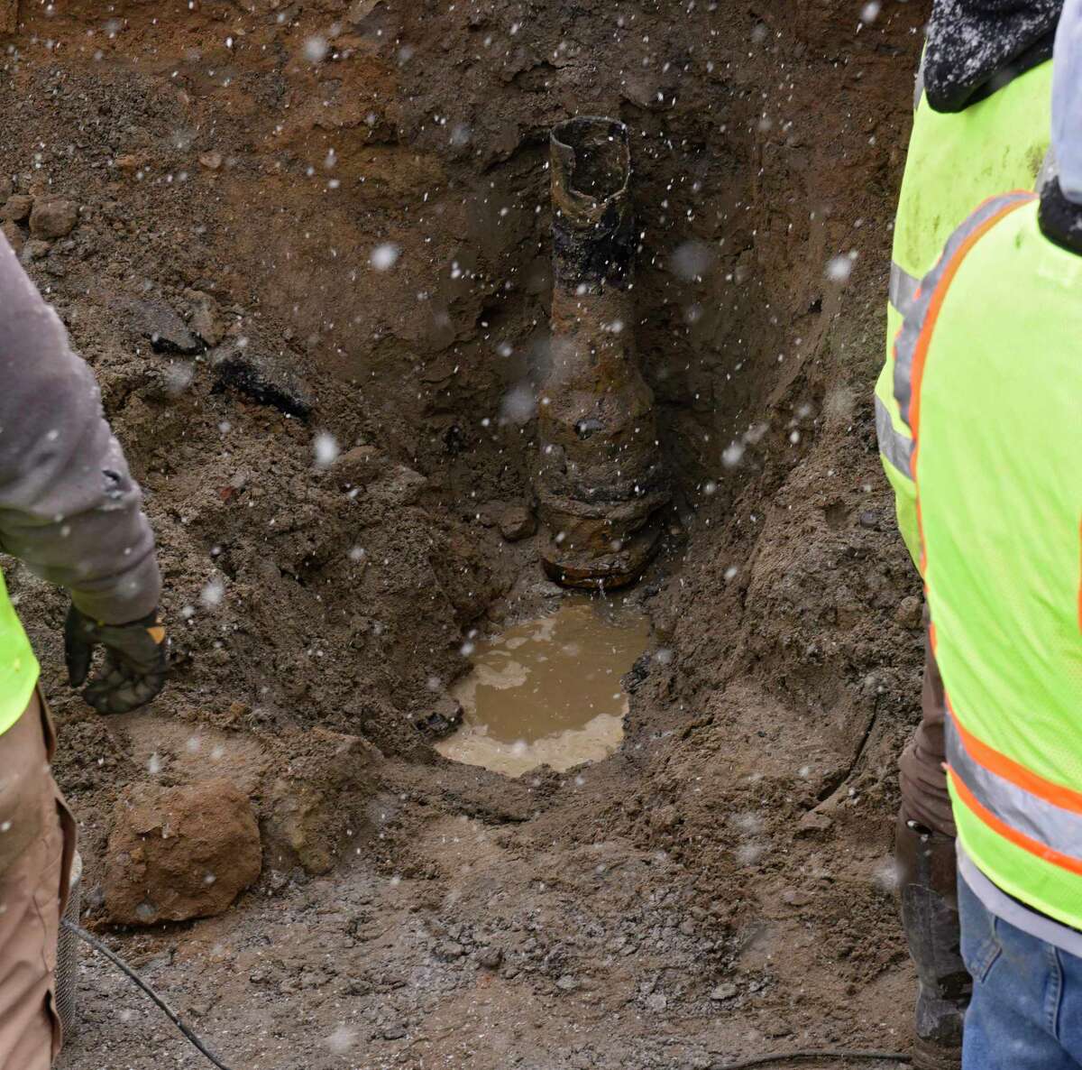 Photos Water main break