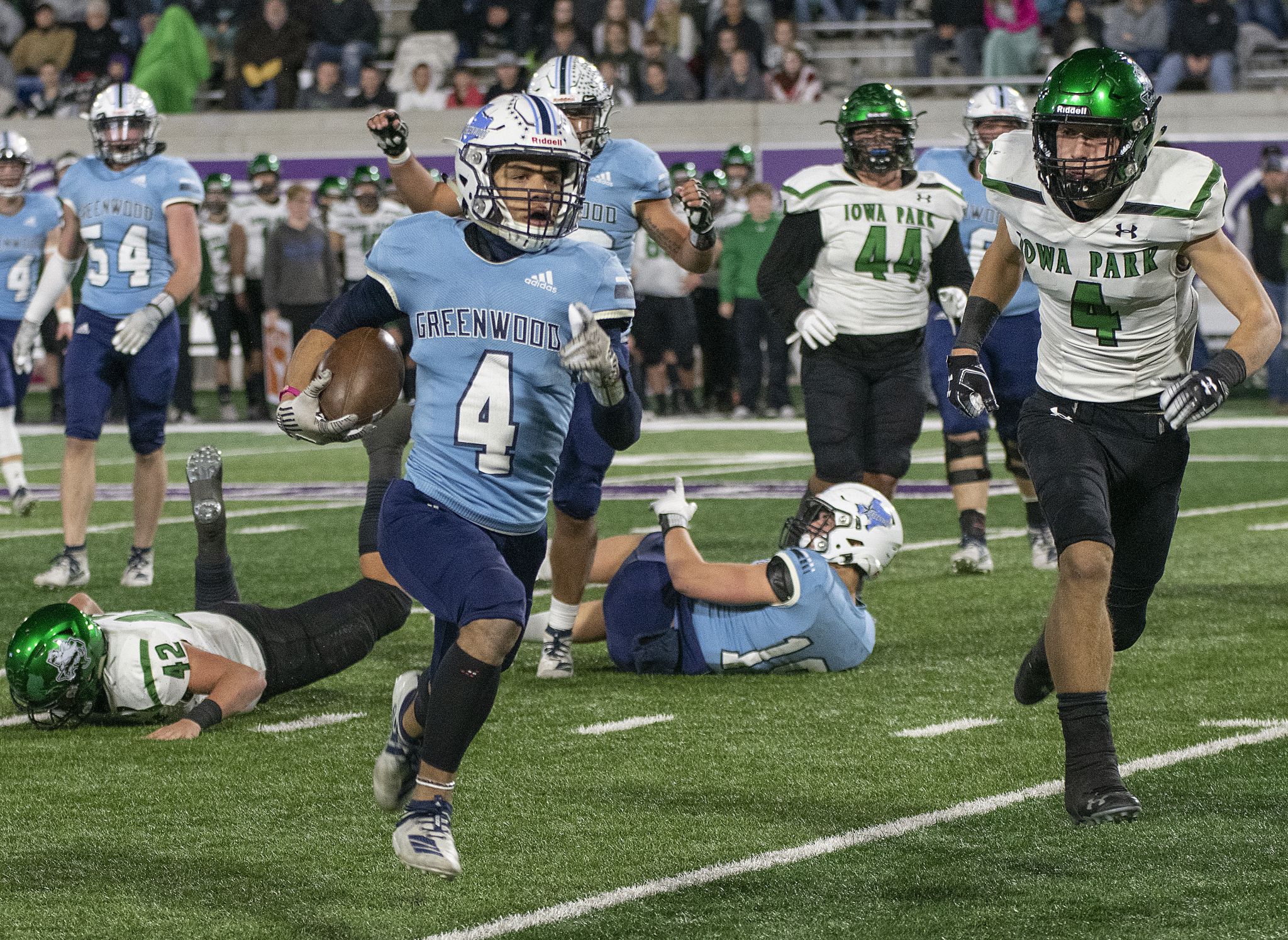 Hs Football Greenwood Dominates All District 1 4a Division Ii