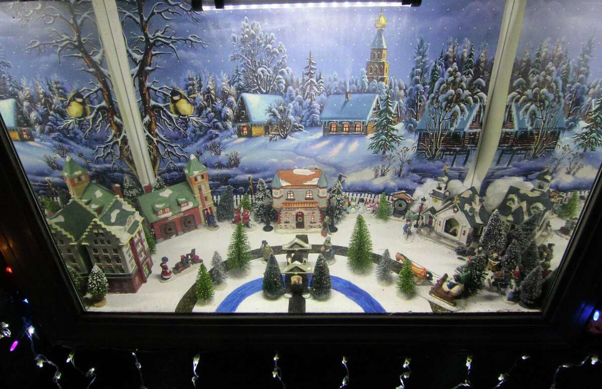 The annual holiday tree lighting event at Town Hall Green in Trumbull, Conn., on Friday Dec. 6, 2019.