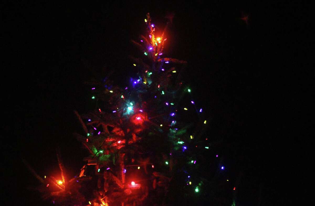 The annual holiday tree lighting event at Town Hall Green in Trumbull, Conn., on Friday Dec. 6, 2019.