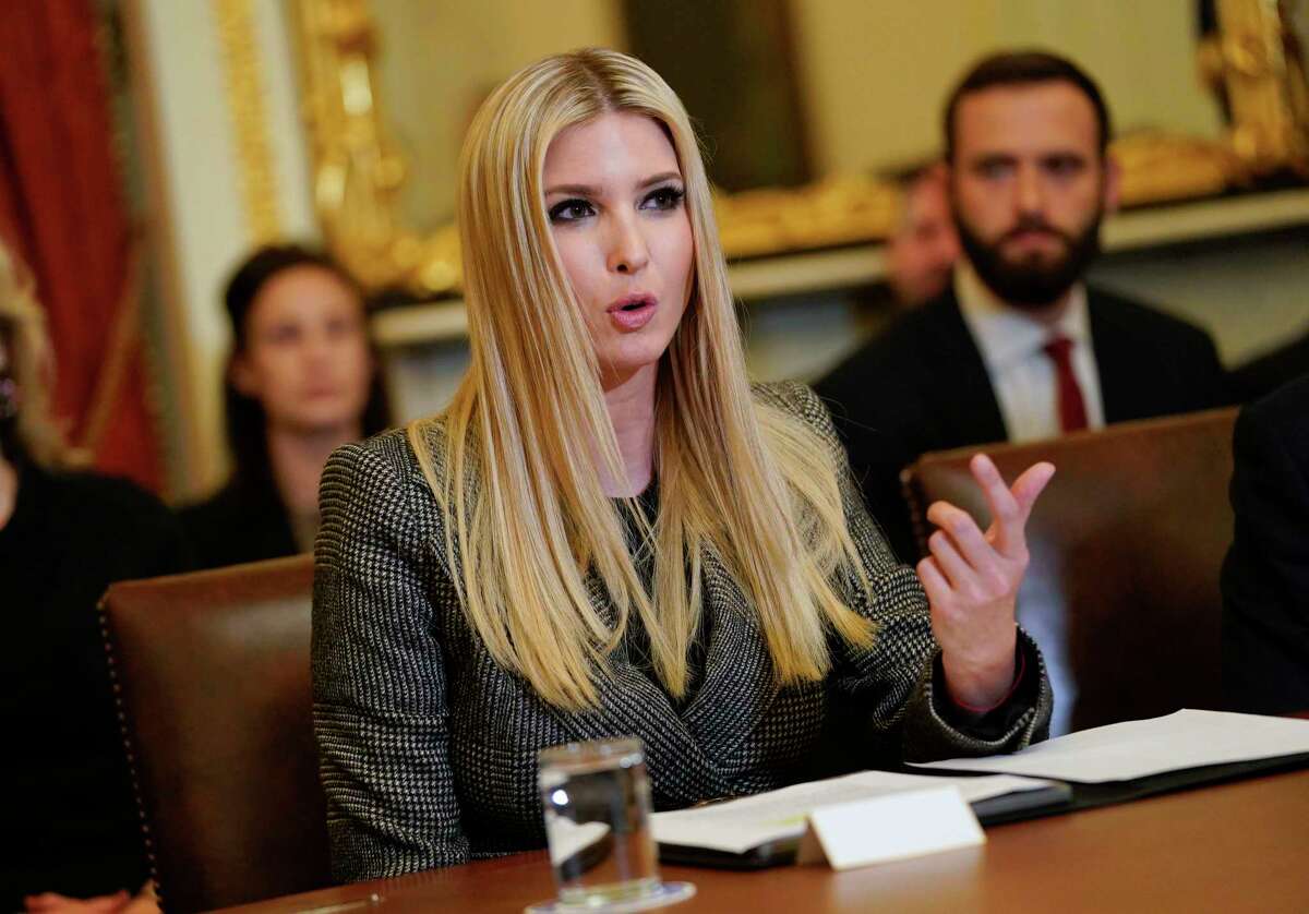 Ivanka Trump, the daughter and assistant to President Donald Trump, speaks during a news conference to discuss Build Act implementation at the Capitol in Washington, Wednesday, Nov. 14, 2018. (AP Photo/Pablo Martinez Monsivais)