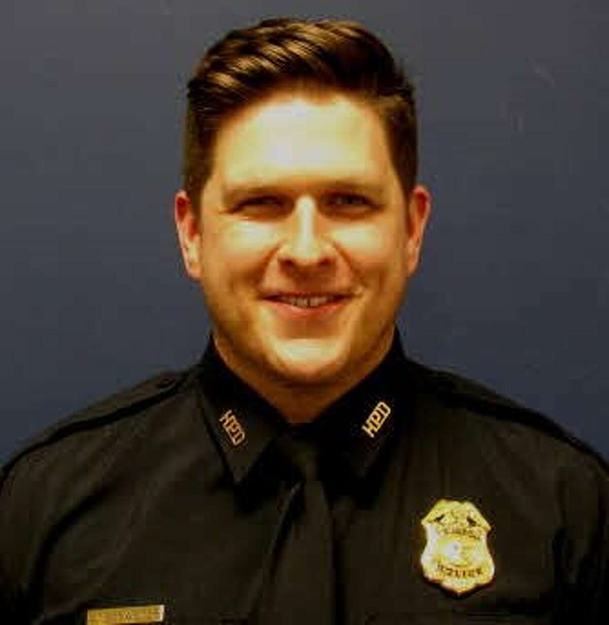 Sergeant Christopher Brewster, 32. Brewster was shot and killed during a domestic disturbance near Magnolia Park in east Houston Saturday, Dec. 7, 2019.