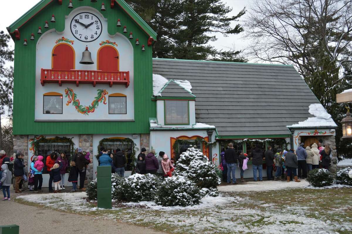The Santa House on Main Street in Midland draws thousands of visitors every year. (Ashley Schafer/Ashley.Schafer@hearstnp.com)