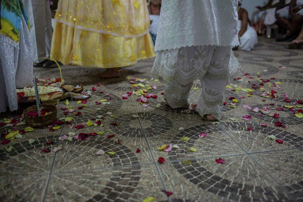 A Candomblé ceremony in Rio in 2015.