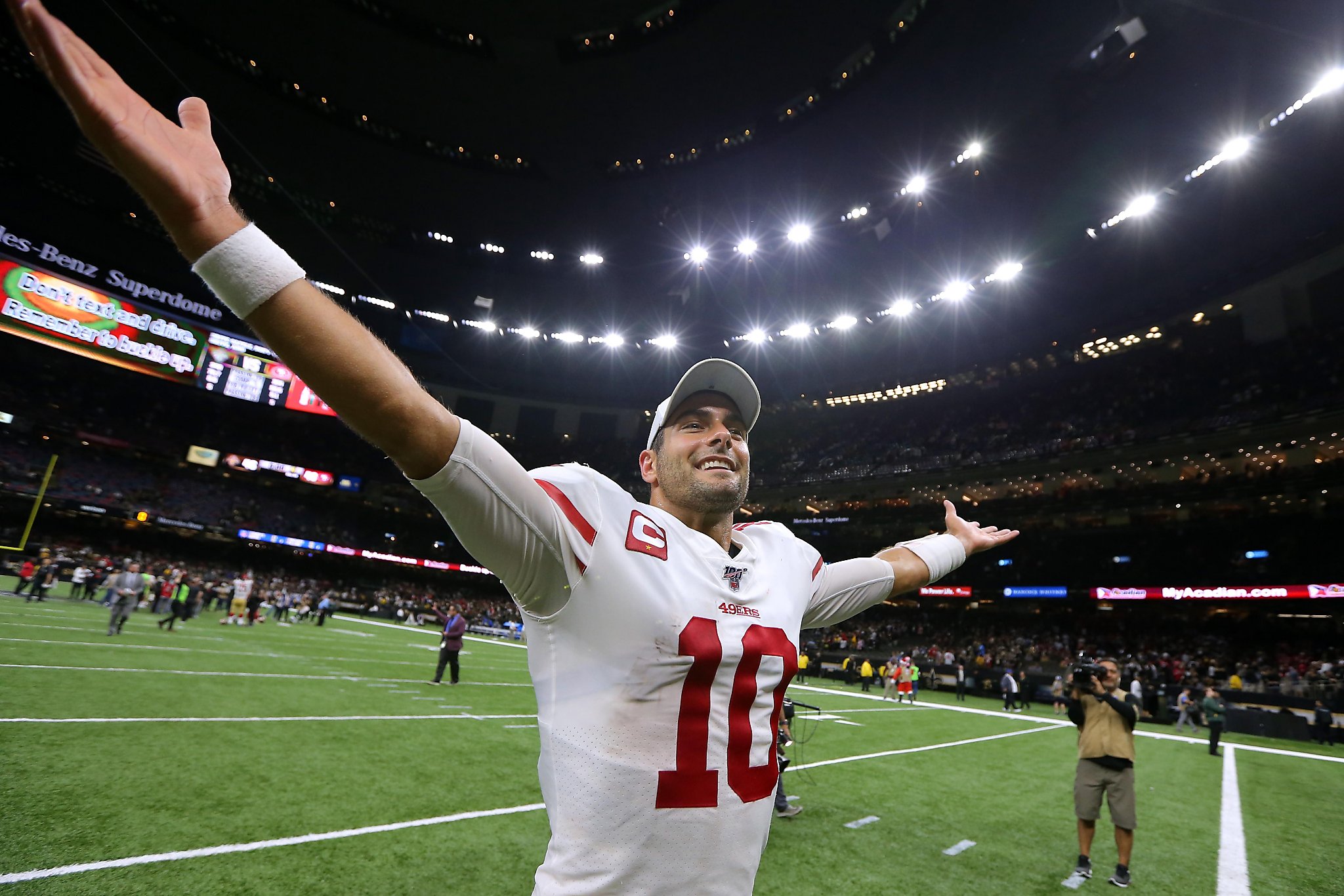 49ERS GAROPPOLO #10 NFL ON FIELD JERSEY