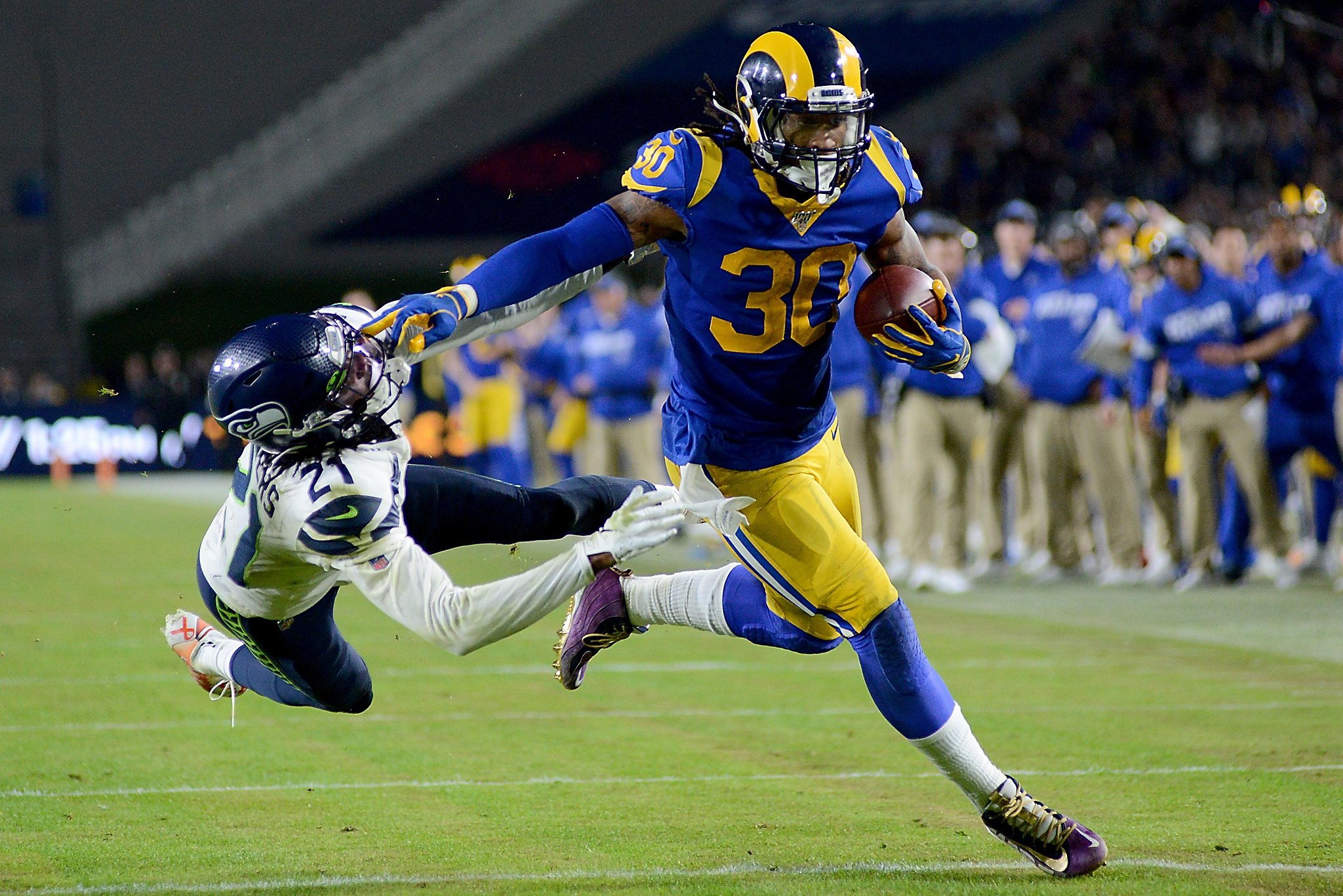 Todd Gurley backed by Rams in first Super Bowl play against