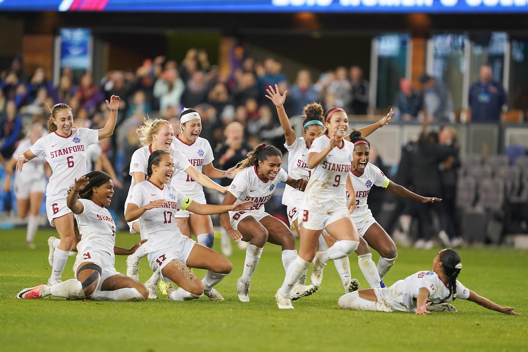 Stanford women’s soccer wins NCAA title on penalty kicks against North