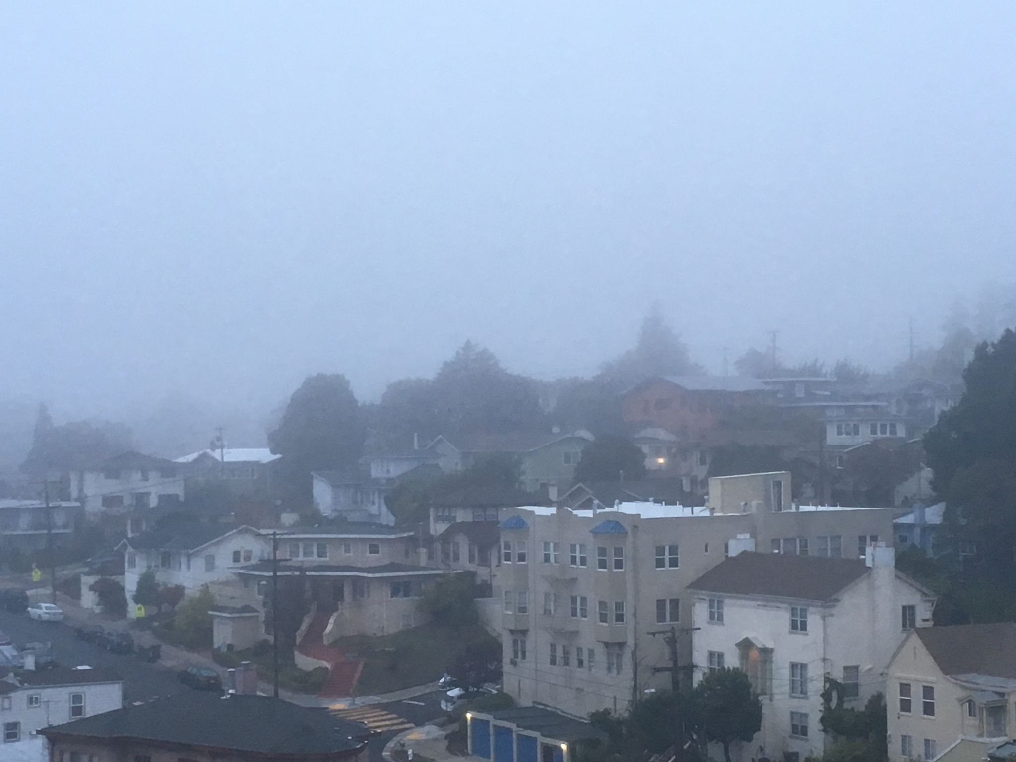 Fog blankets Bay Area Visibility down to less than .25 mile in some spots