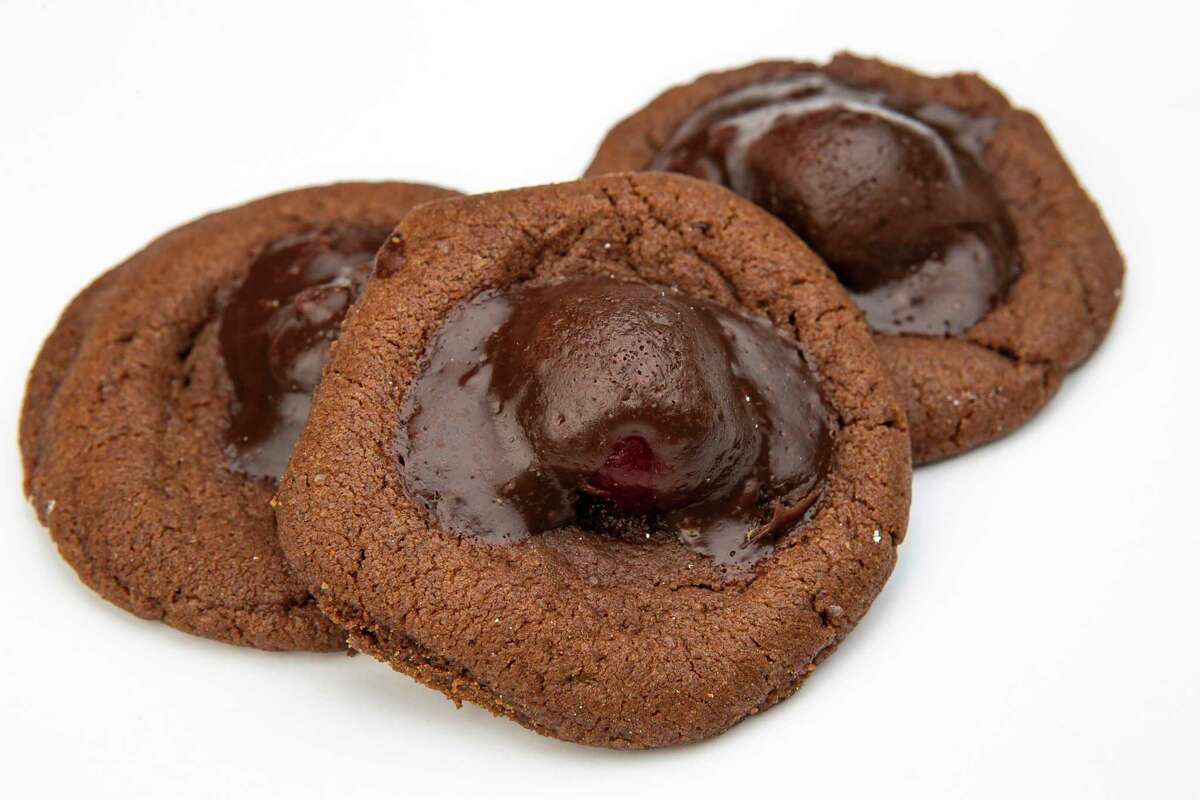 Chocolate-covered Cherry Cookies from Katy Bastedo offer welcome holiday confection flavor.