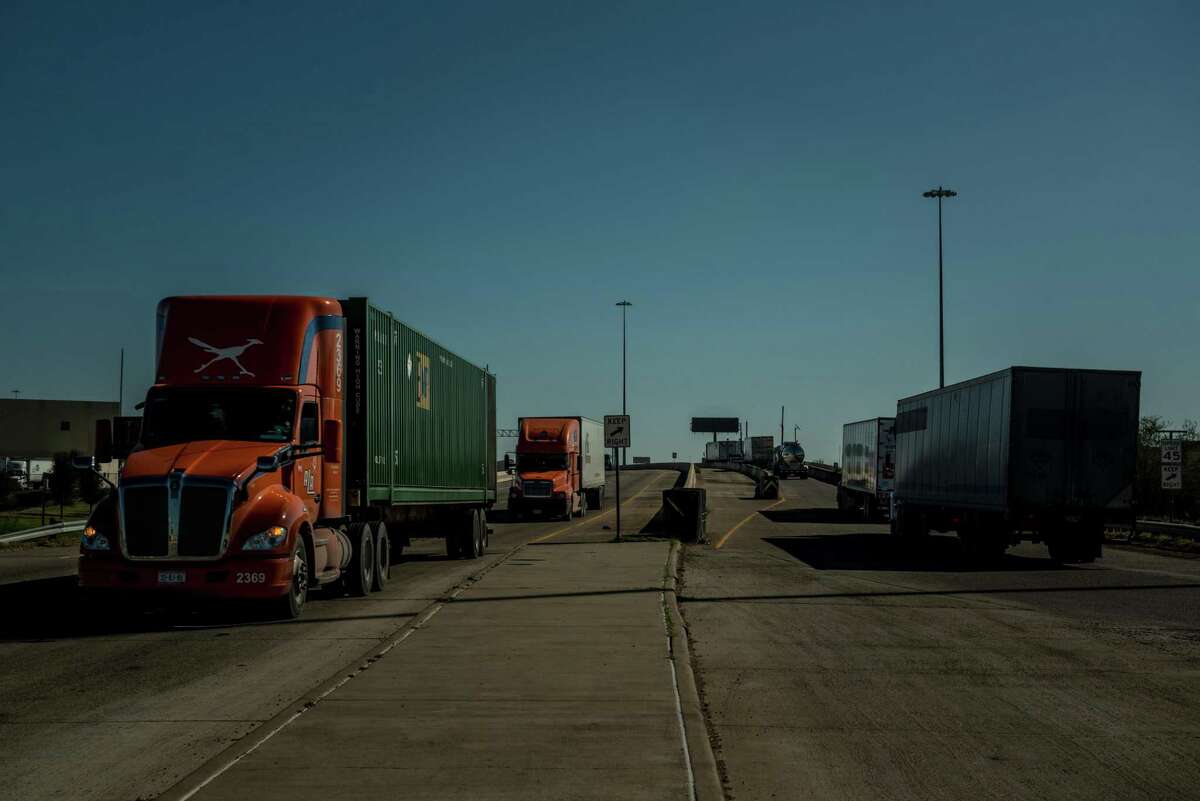 Trucks come and go across the Rio Grande between Laredo, Texas and Nuevo Laredo, Mexico, Jan. 12. That’s trade. The U.S. Senate needs to move quickly in its approveal of the USMCA, a needed update to NAFTA.