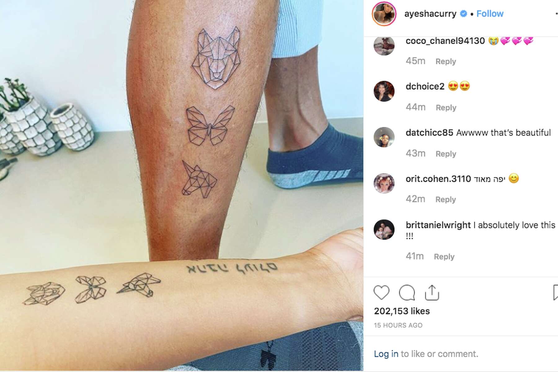 Warriors Stephen Curry Gets Three Tattoos As Tribute To Kids