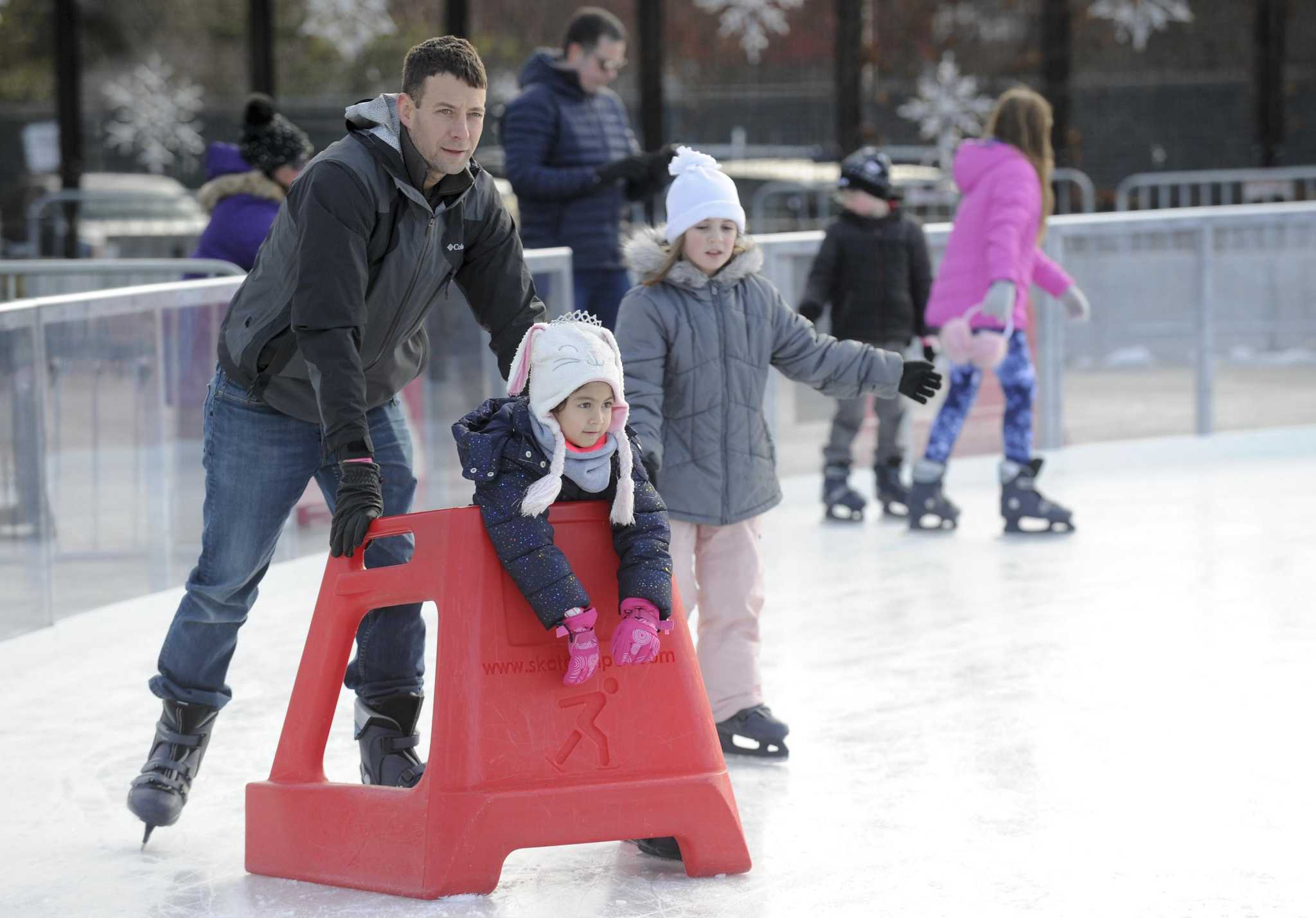 Ice skating rink returns to Mill River Park’s Winter Wonderland in Stamford