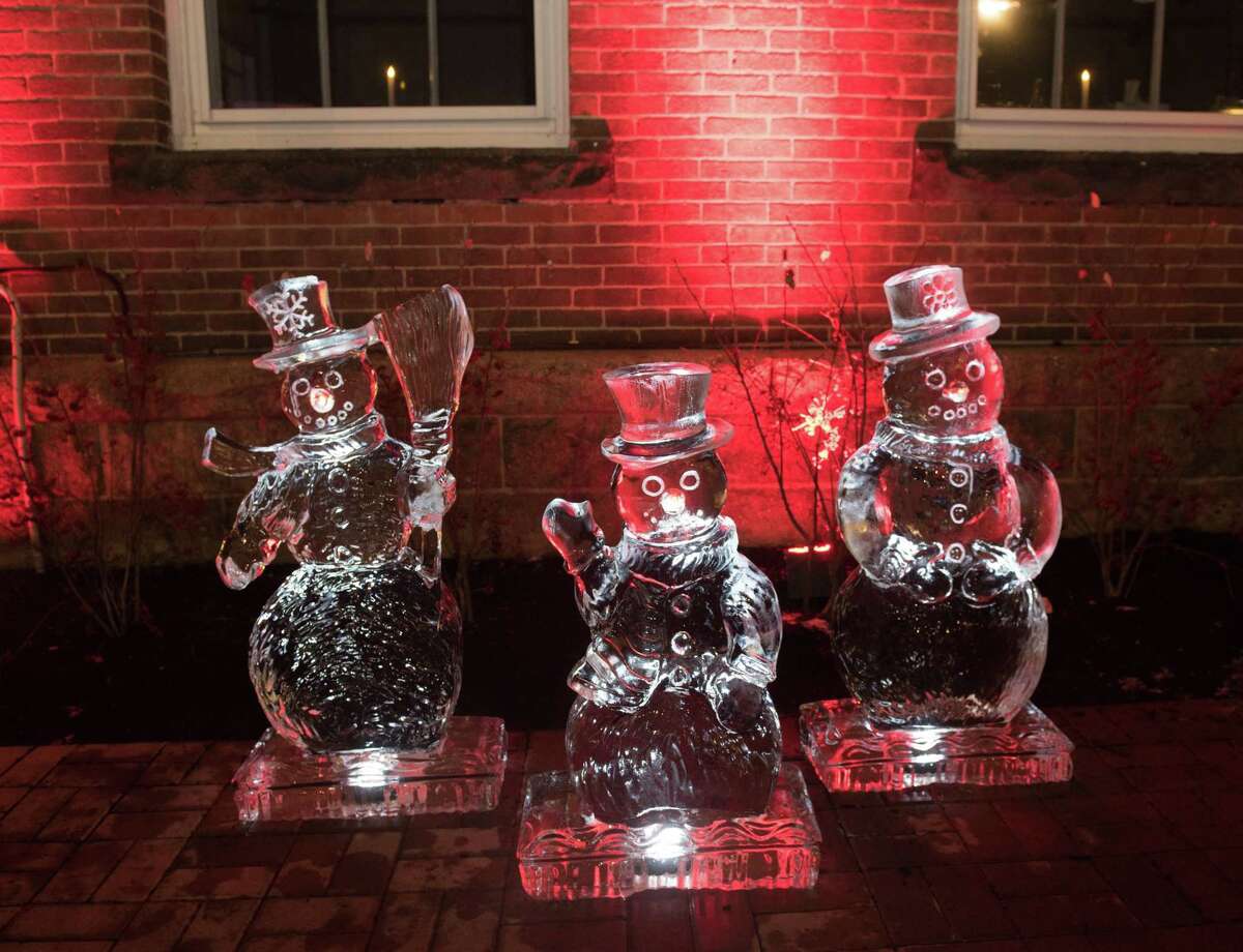 Ridgefield's Holiday Stroll offered visitors horse carriage rides, shopping, ice sculptures, a visit from Santa and plenty of holiday lights on Friday, Dec. 6, 2019 in Ridgefield, Conn.
