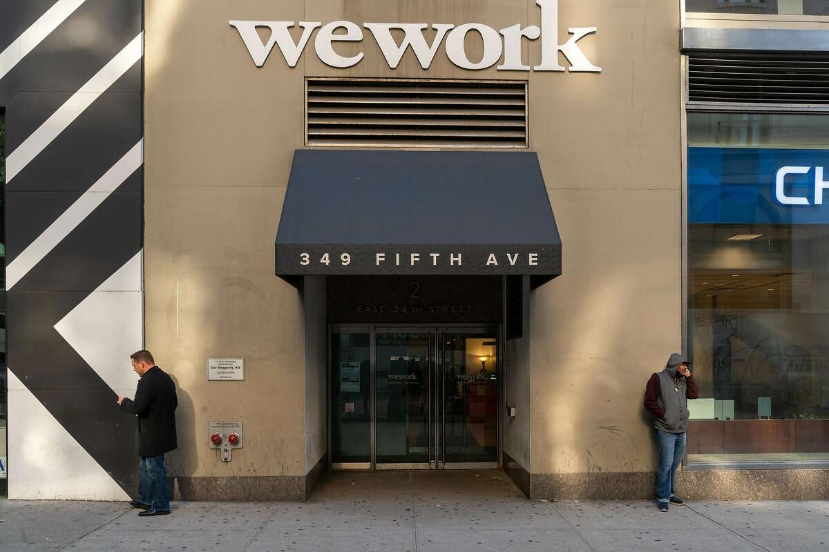 WeWork offices at 349 5th Ave on Nov. 21, 2019, in New York. 