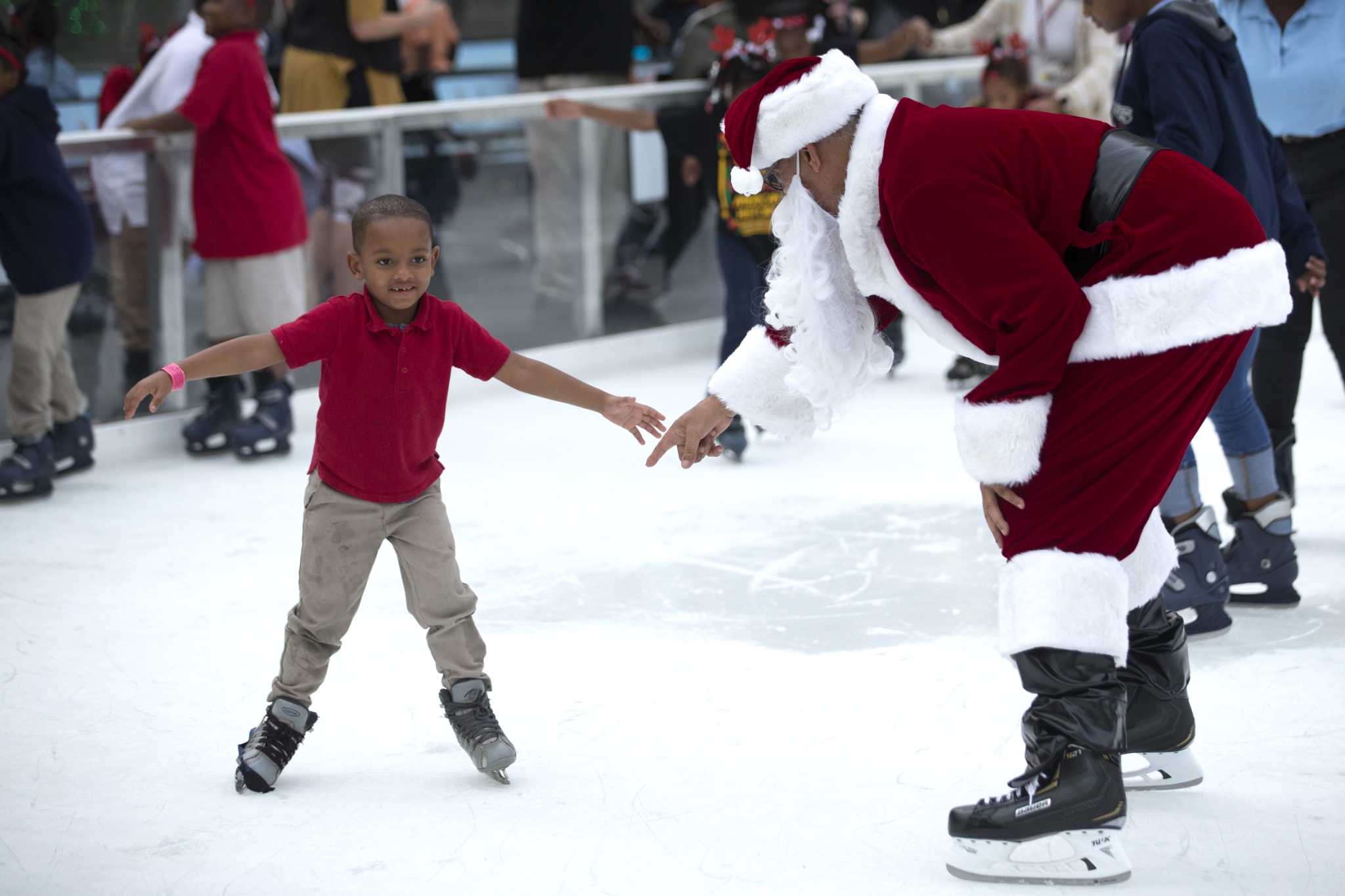 ice skating living world