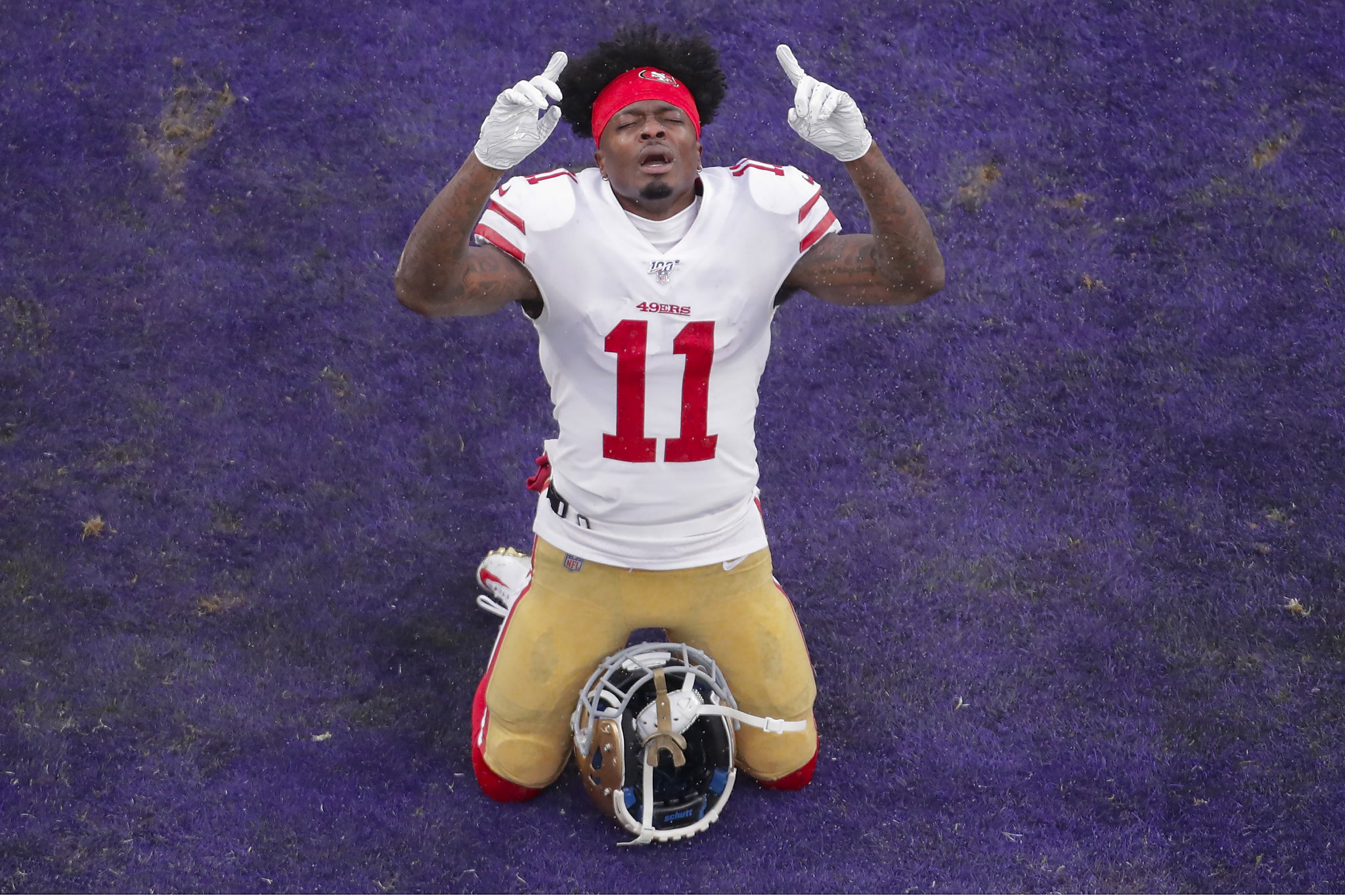 49ers' Marquise Goodwin making a run at stardom