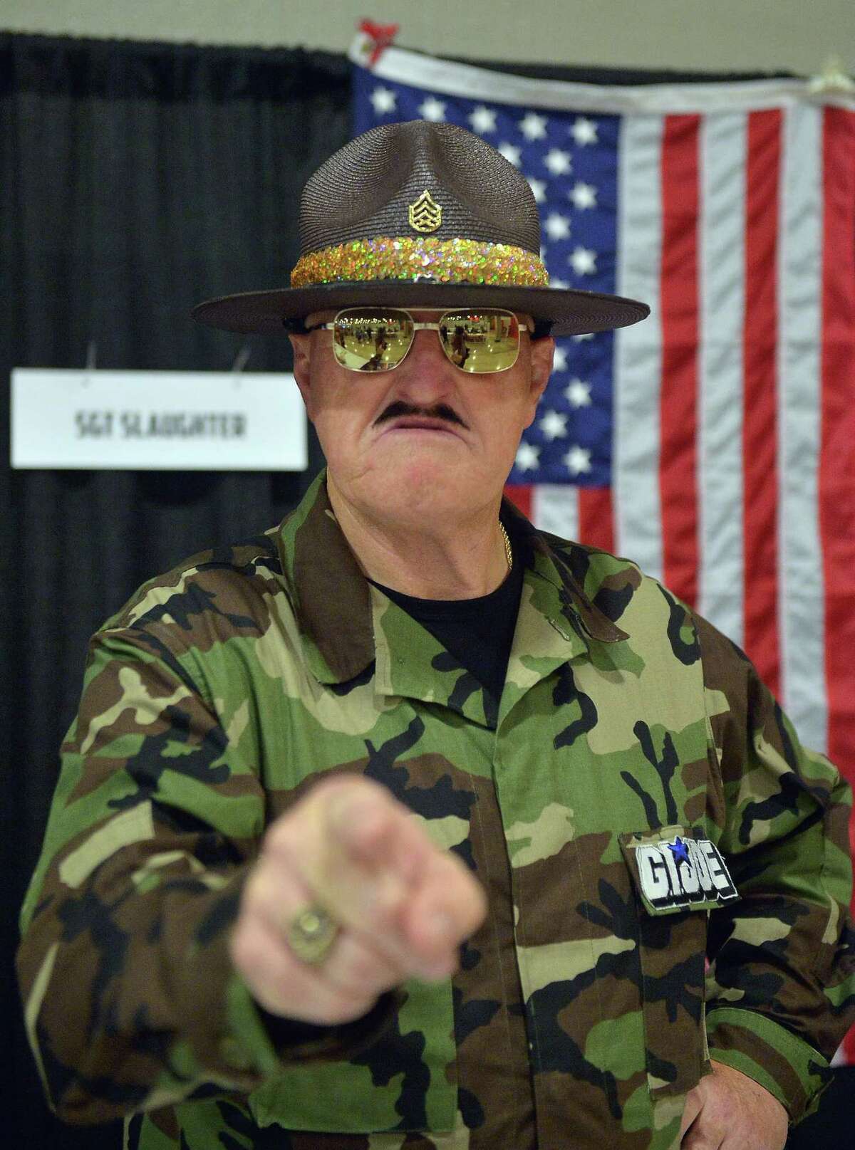 Sgt. Slaughter used wrestling to try and show what it takes to be a Marine