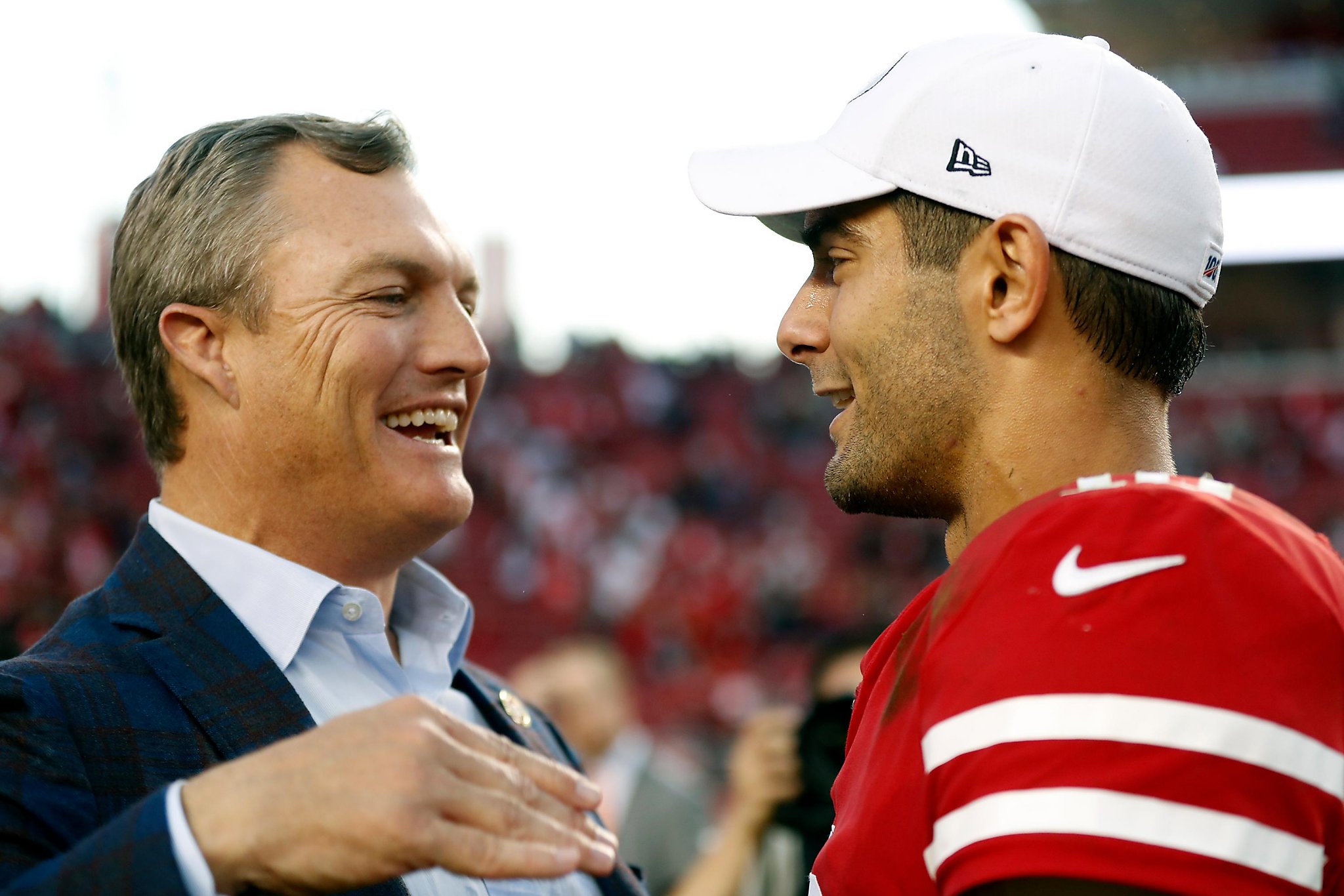 49ers GM John Lynch has an explanation for liking anti-Jimmy Garoppolo tweet