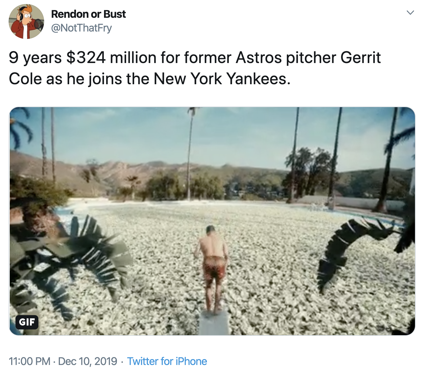 Ex-Astros ace Gerrit Cole's $324 million Yankees deal sparks memes