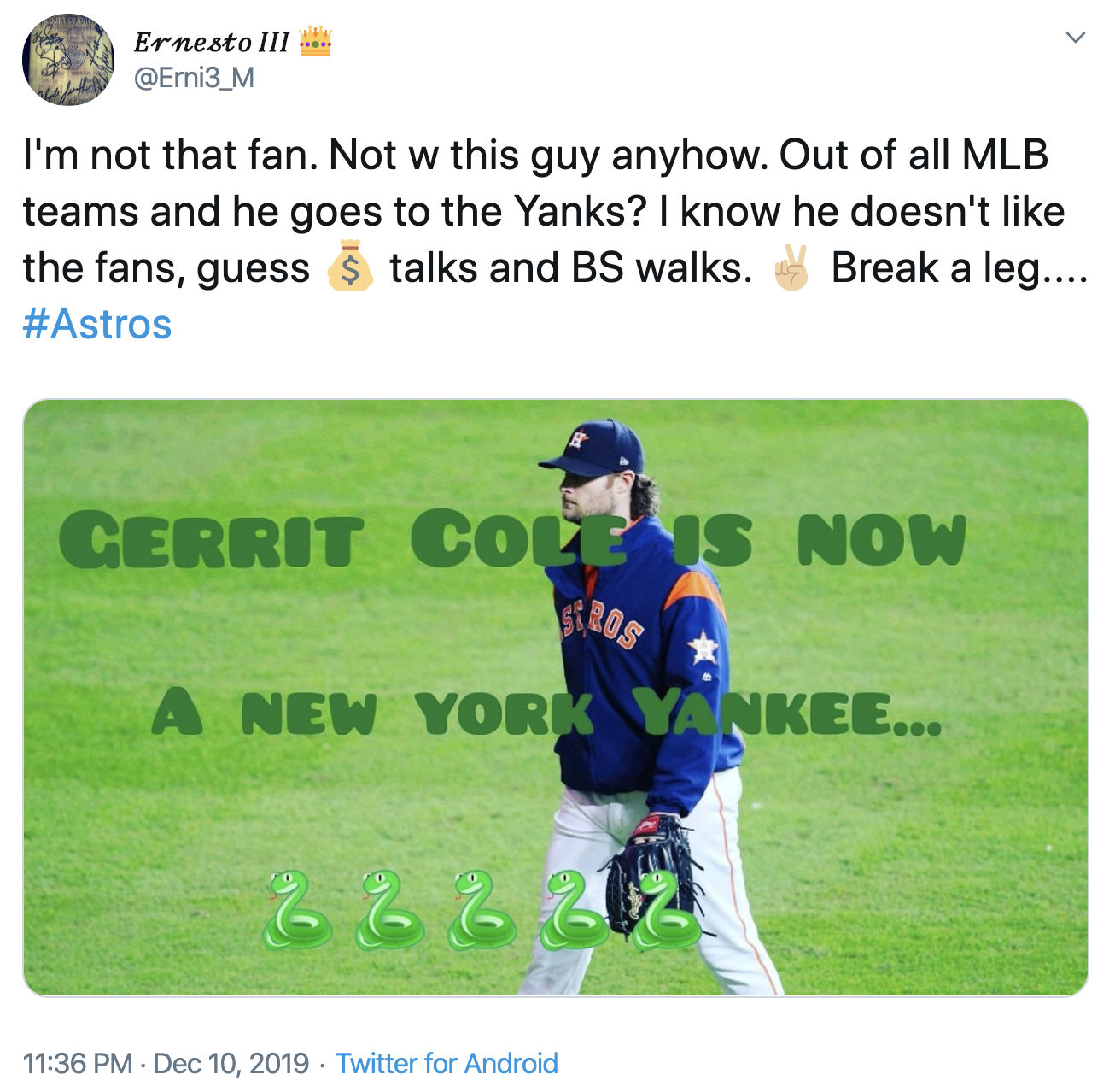 Astros Gerrit Cole was different🔥😈, Scp: @matt, #houstonastros #