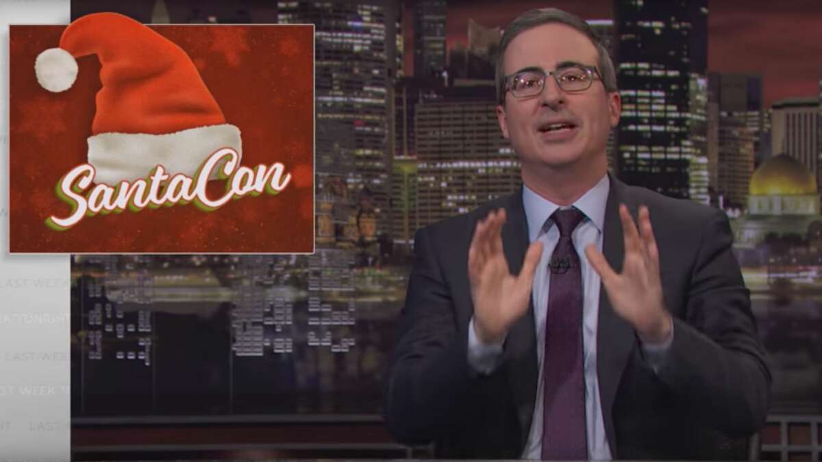 John Oliver argues that this SantaCon should be the last on a web exclusive segment of "Last Week Tonight."
