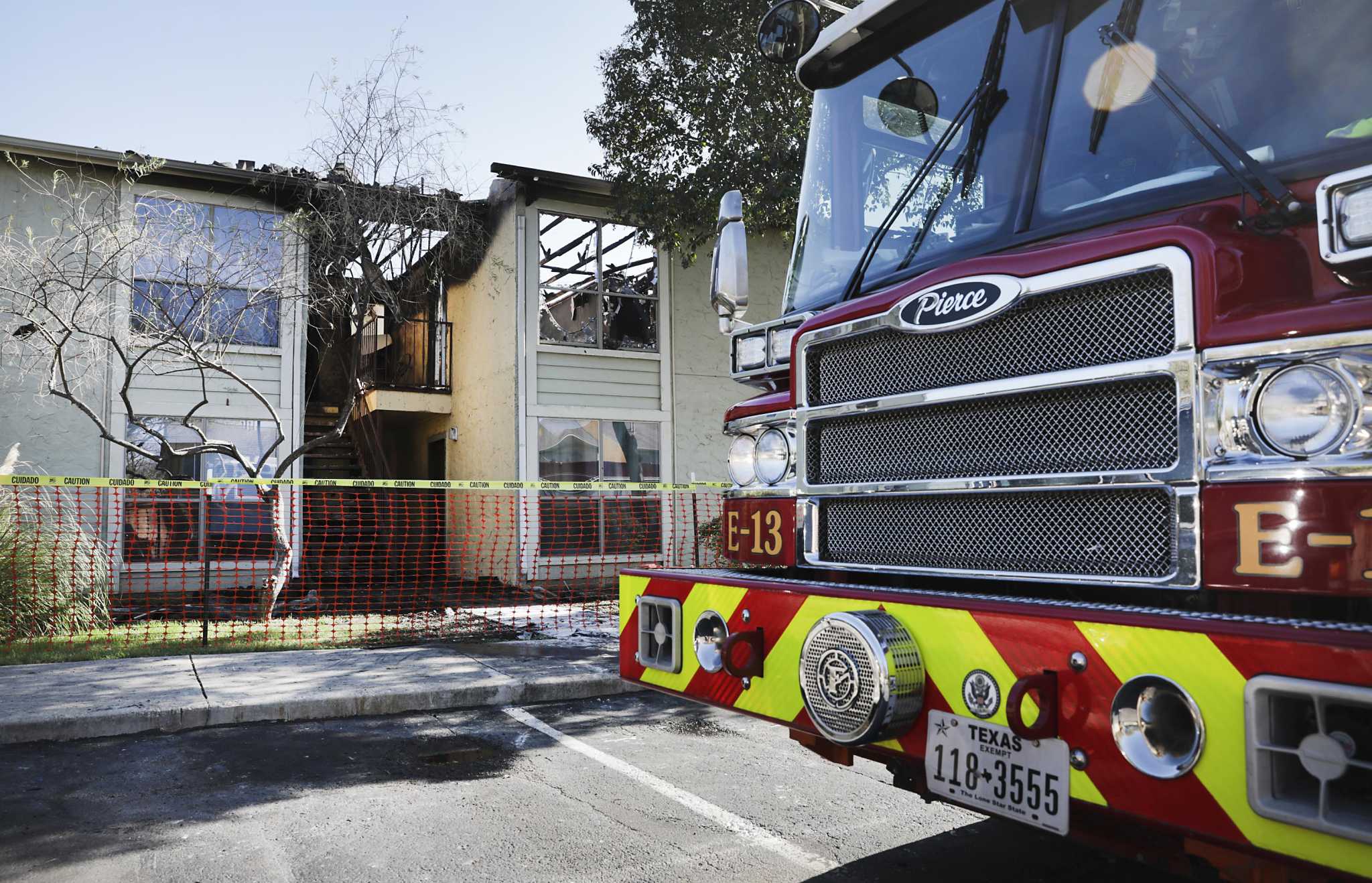 Apartment fire forces evacuation of 16 families