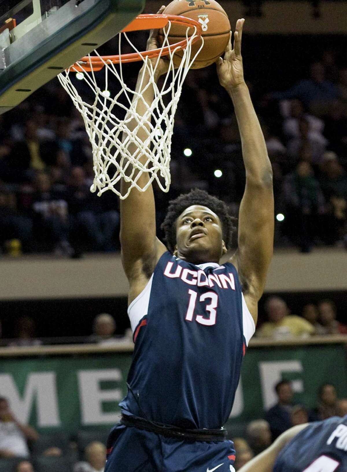 Norwalk’s Steven Enoch didn’t see a whole lot of playing time in his two seasons at UConn.