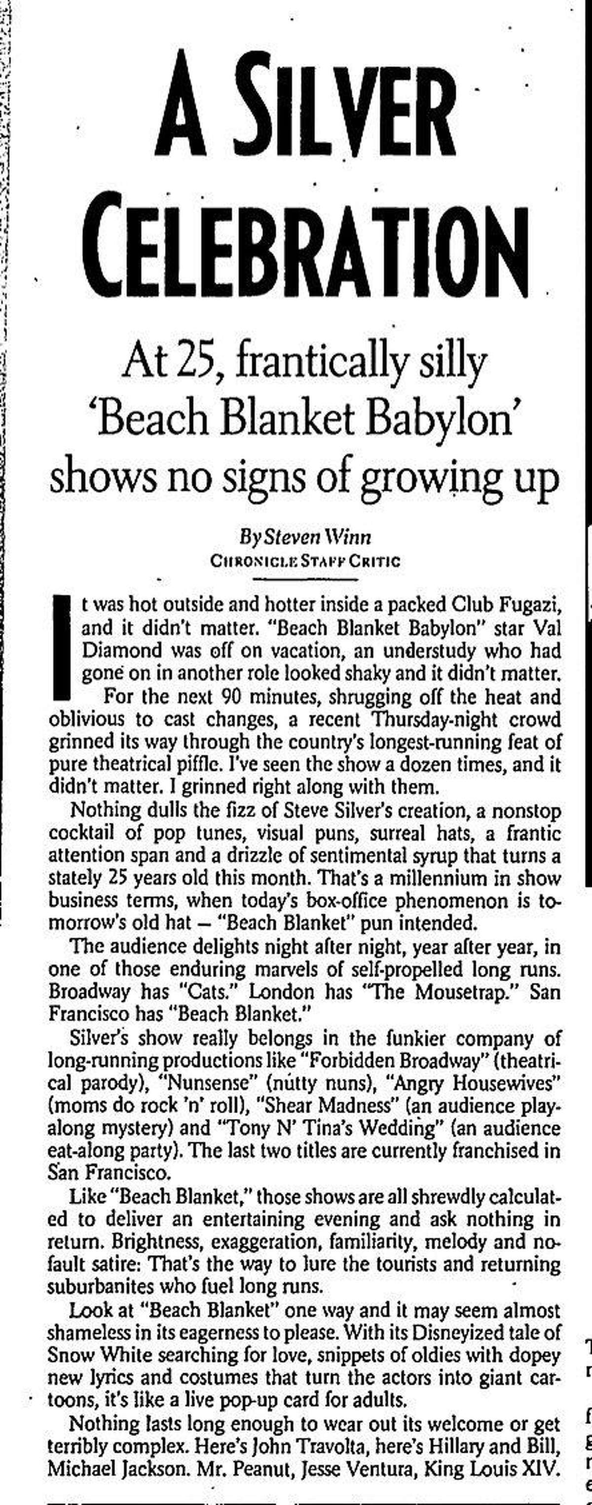 ‘Beach Blanket Babylon’ Behindthescenes photos from musical revue’s