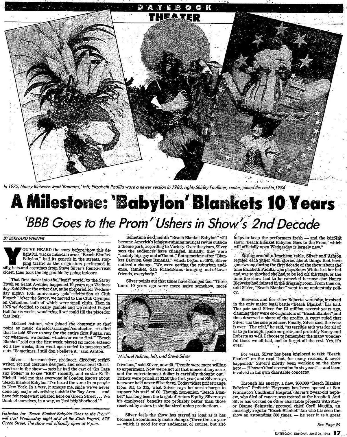 ‘Beach Blanket Babylon’ Behindthescenes photos from musical revue’s