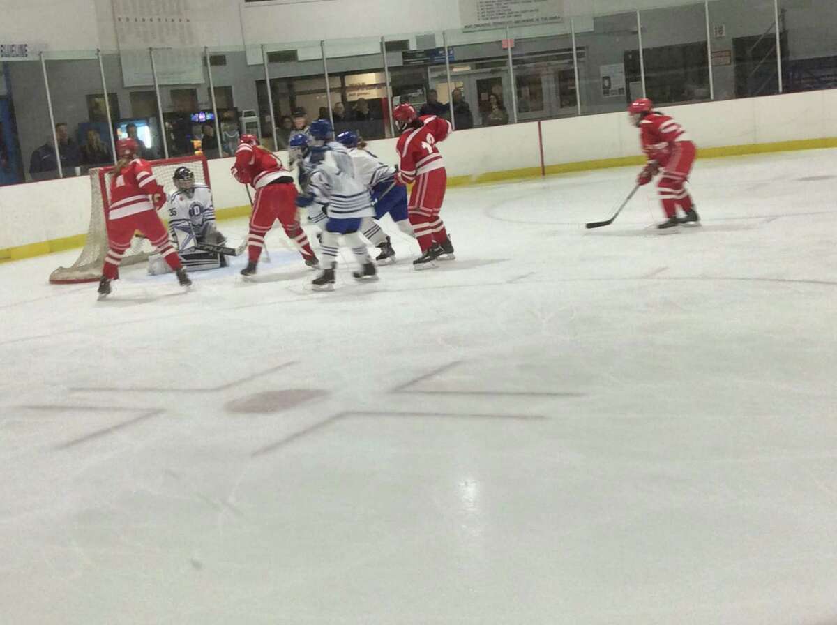 Darien Girls Ice Hockey Team Defeats Greenwich Behind Two Second Period Goals